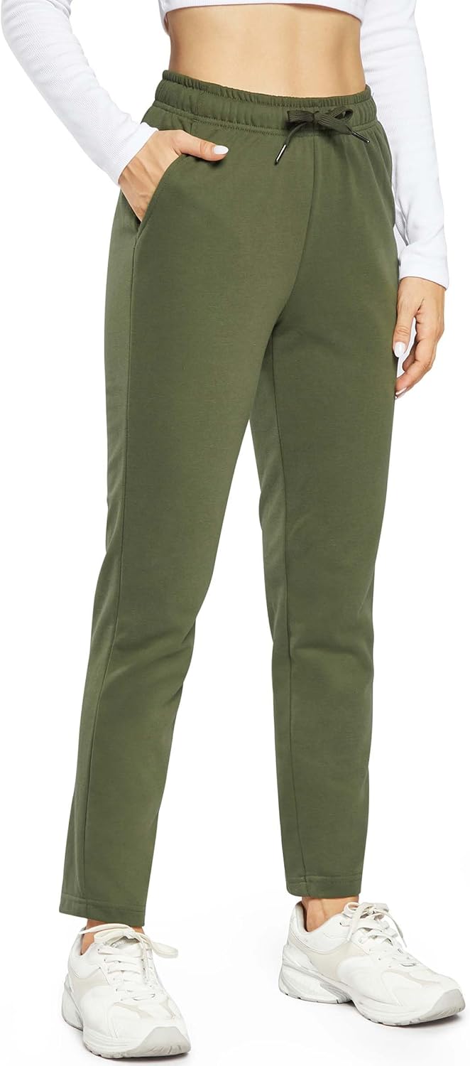 Thumbnail 6 de OUGES Womens Cotton Open Bottom Joggers