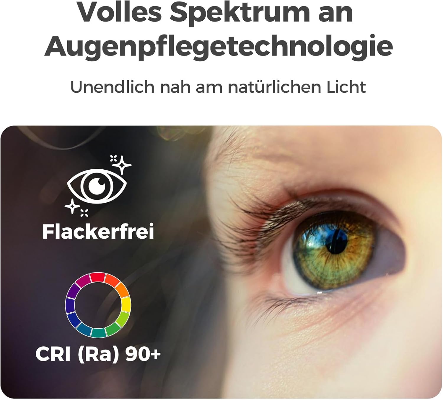 Detalle de Aphyni Lampe de Plafond LED Dimmable avec Télécommande – 24W RGB, 3000K-6500K, contrôle via app
