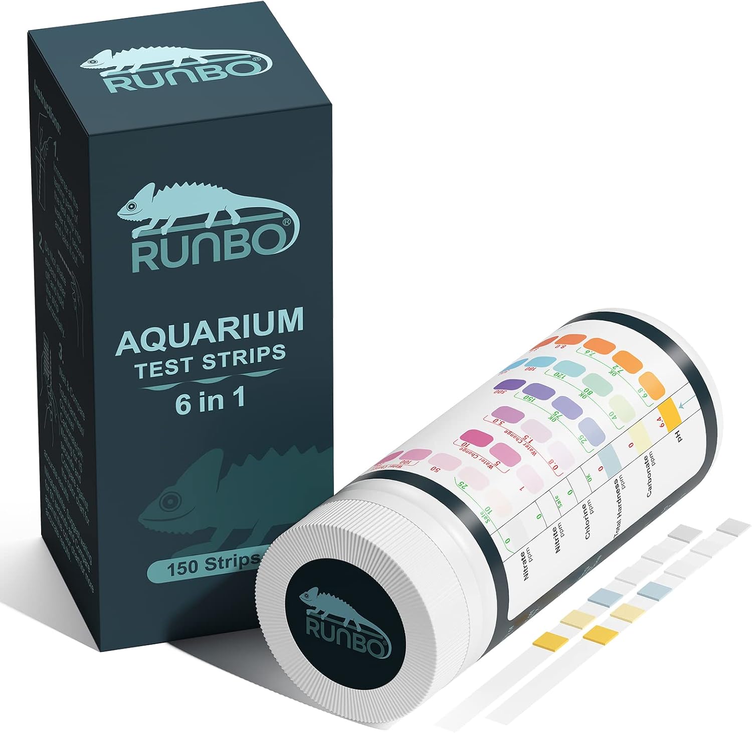 Thumbnail 6 de RUNBO 7 in 1 Aquarium-Teststreifen 150 Stück 🐠