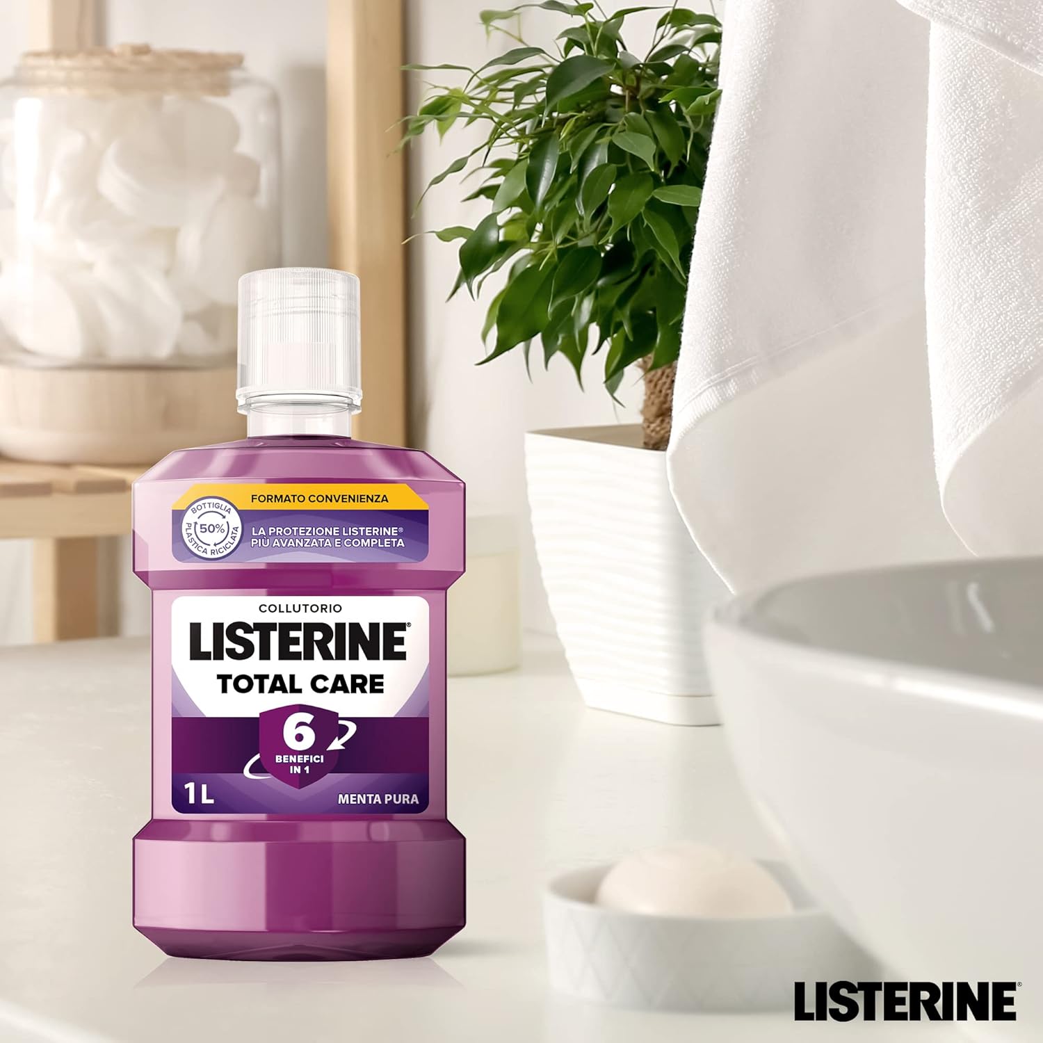Thumbnail 6 de LISTERINE Total Care – Collutorio al gusto Menta Pura, 2x1L. Protezione completa in 10 benefici