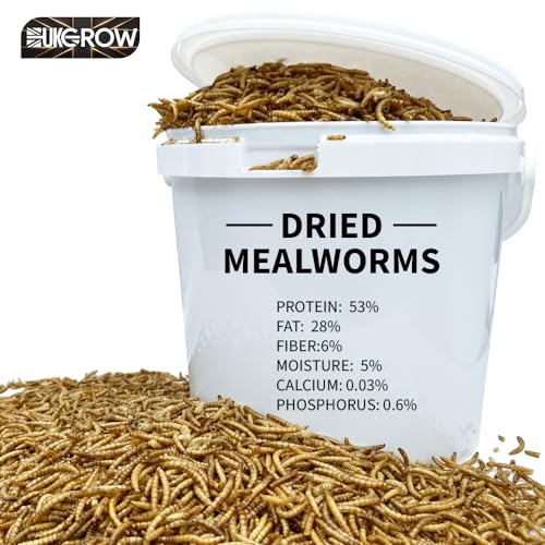 Detalle 2 de UKGROW 10L Premium value Dried Mealworms for birds (10L) by Invigortex