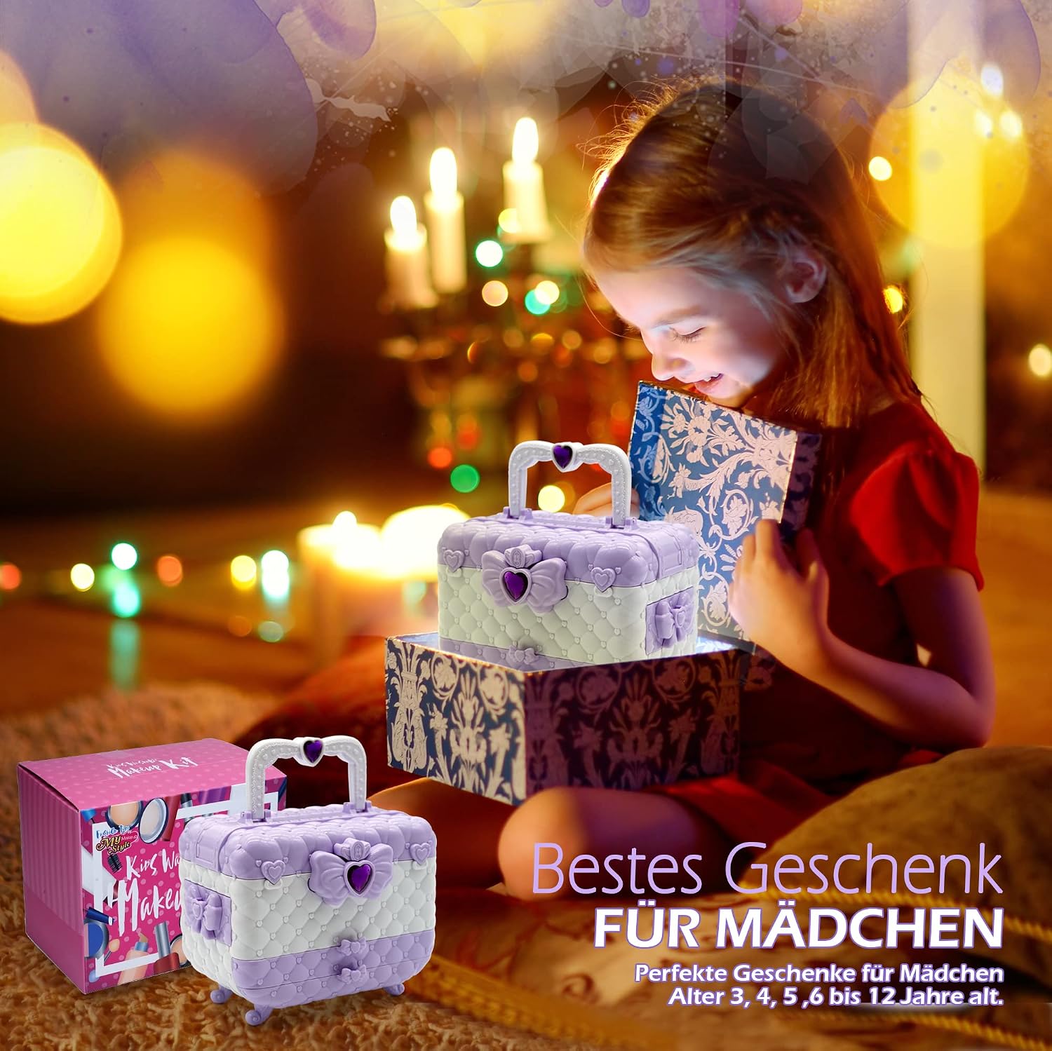 Thumbnail 5 de Kinderschminke Set Make Up Schminkset M Mädchen Purple