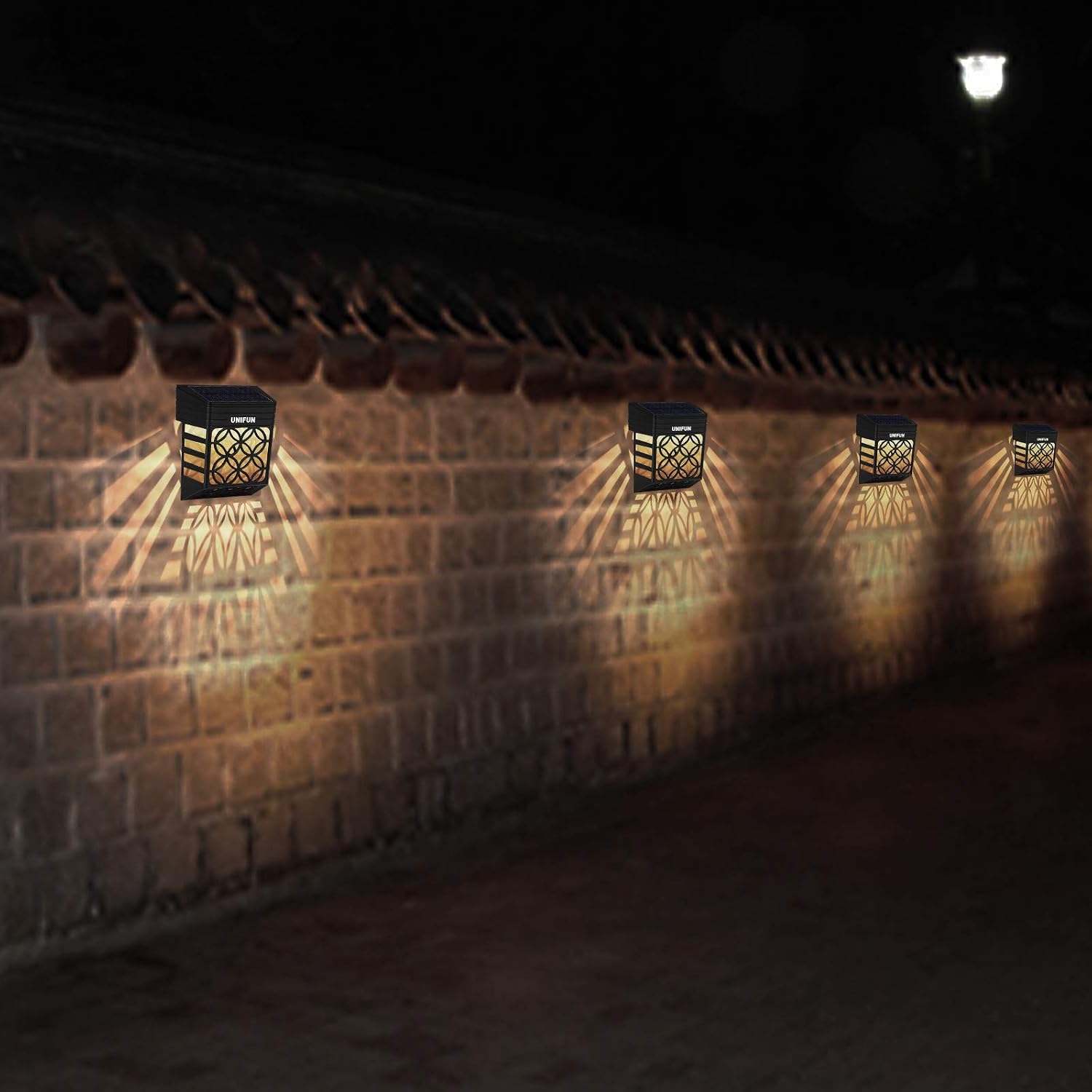 Thumbnail 2 de UNIFUN Solar Fence Lights Outdoor 8Pack
