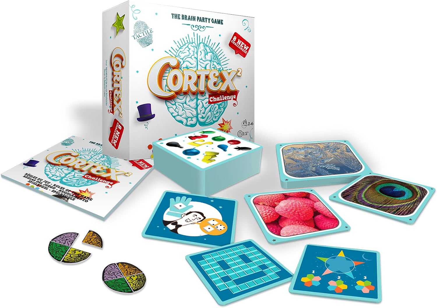 Detalle 2 de Zygomatic Cortex 2 Challenge 🧠 Juego de Cartas para 2-6 Jugadores