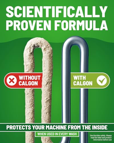 Detalle de Calgon Hygiene Plus Washing Machine Cleaner & Limescale Remover, 65 Tablets