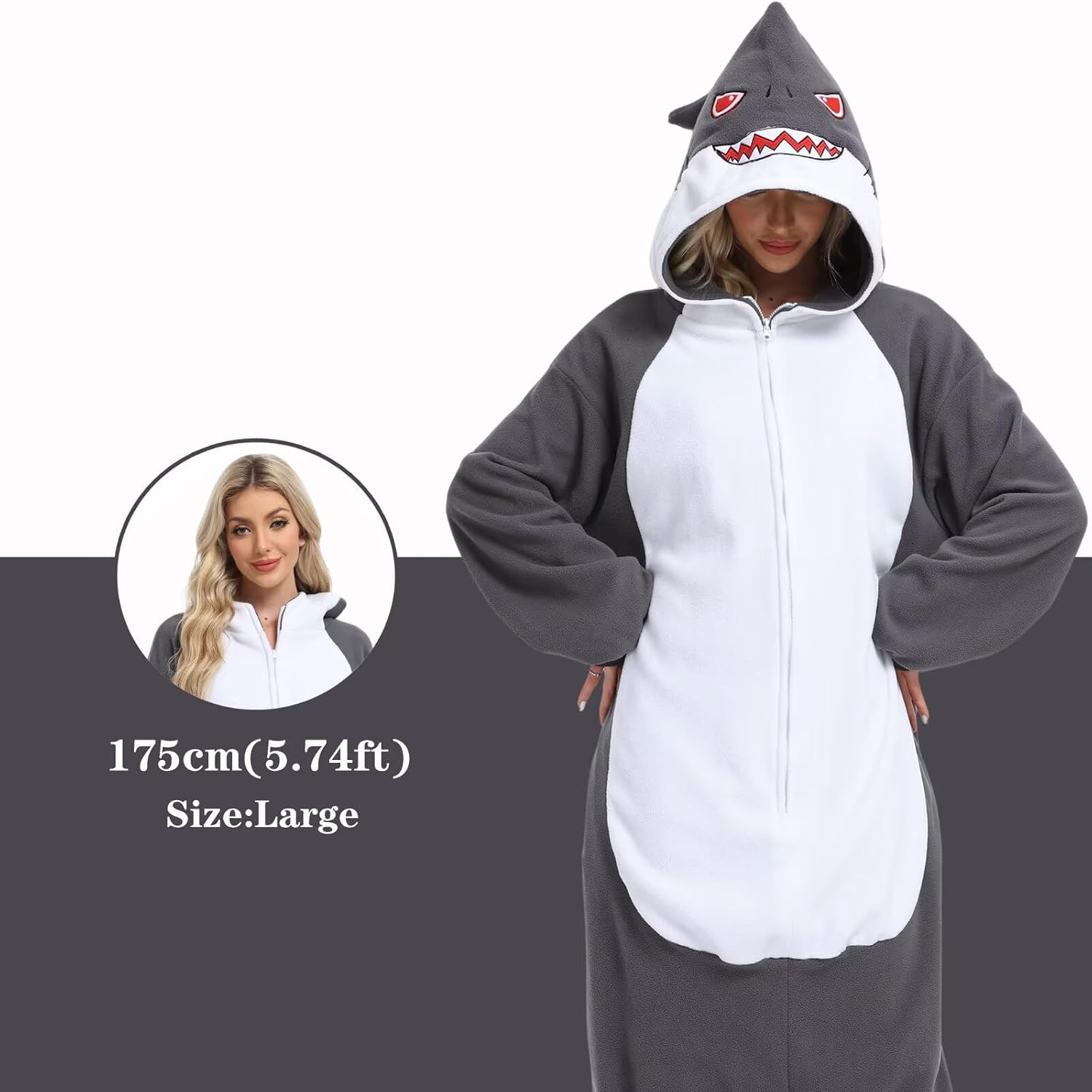 Thumbnail 2 de LBJR Cosplay Schlafanzug Erwachsene Tierkostüm Jumpsuit