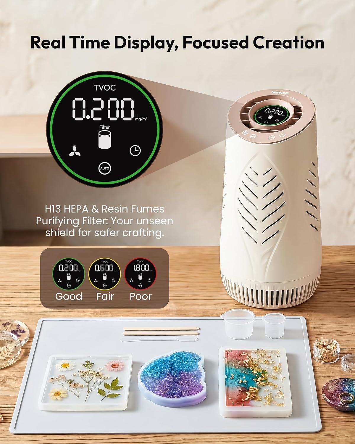 Detalle de Resiners AirPure Lite Resin Air Purifier