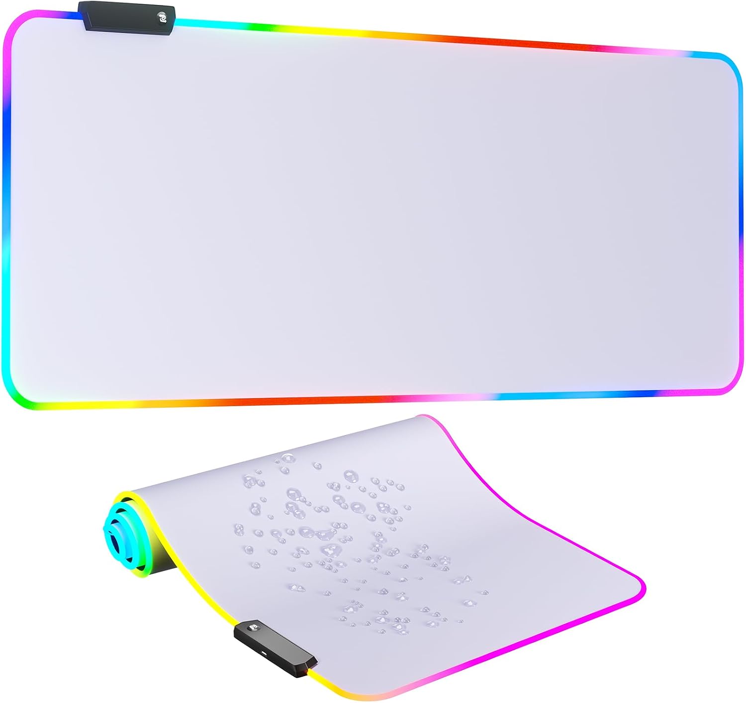 Detalle de DR CATCH GE2-12W RGB Mouse Pad, 14 Lighting Modes, Waterproof Surface
