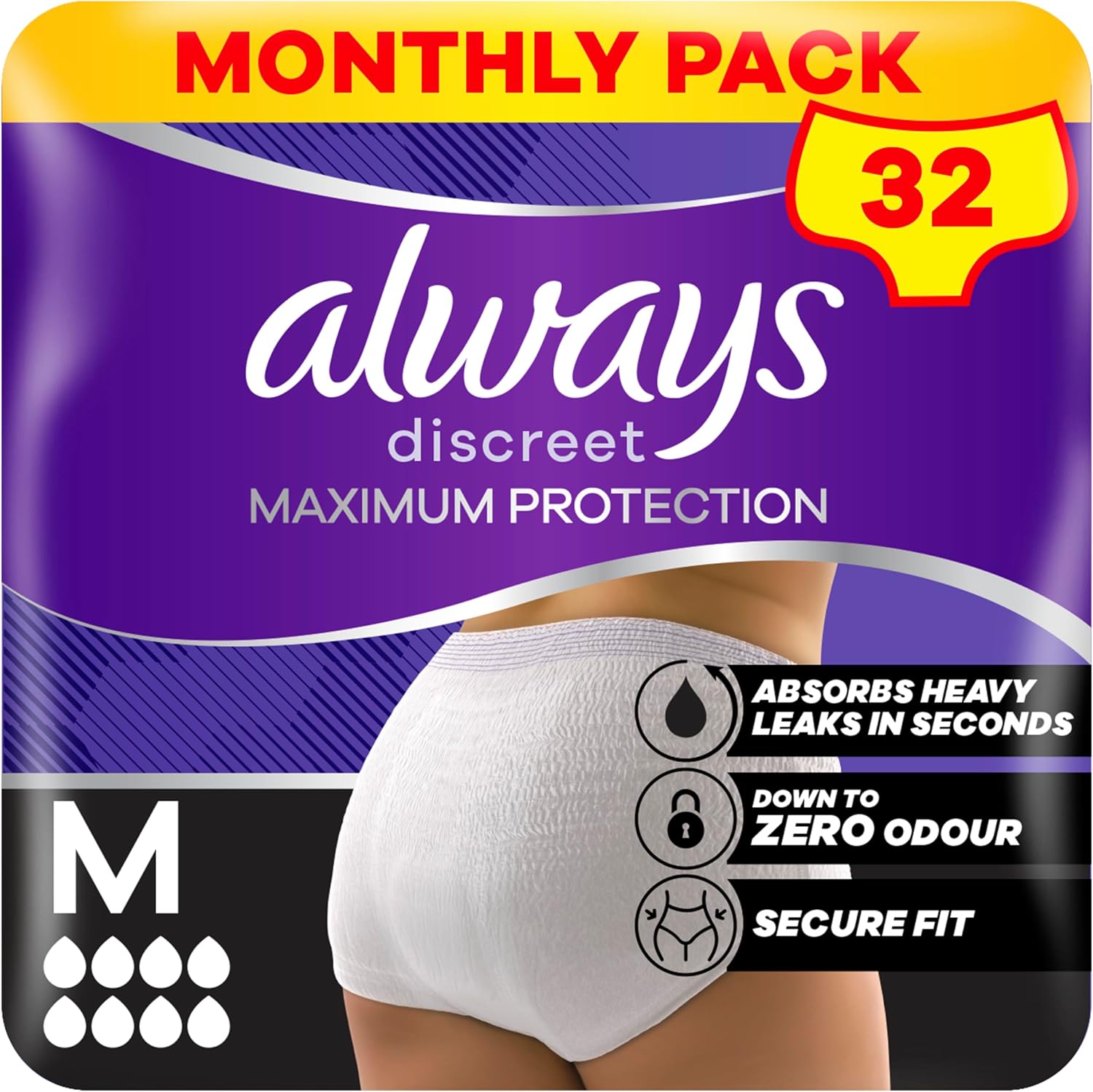 Thumbnail 6 de Always Discreet Maximum Protection XL 20 ct 🧻