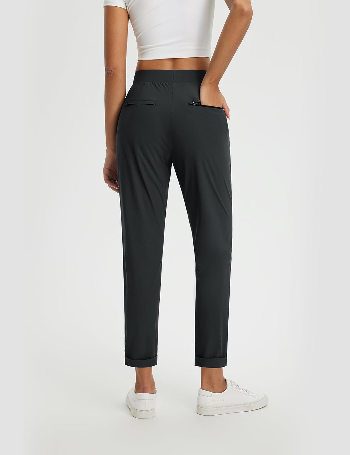 Thumbnail 1 de baleaf Women's Travel Pants with Zipper Pockets — Stretchy, Travel-Ready Business Casual Slacks