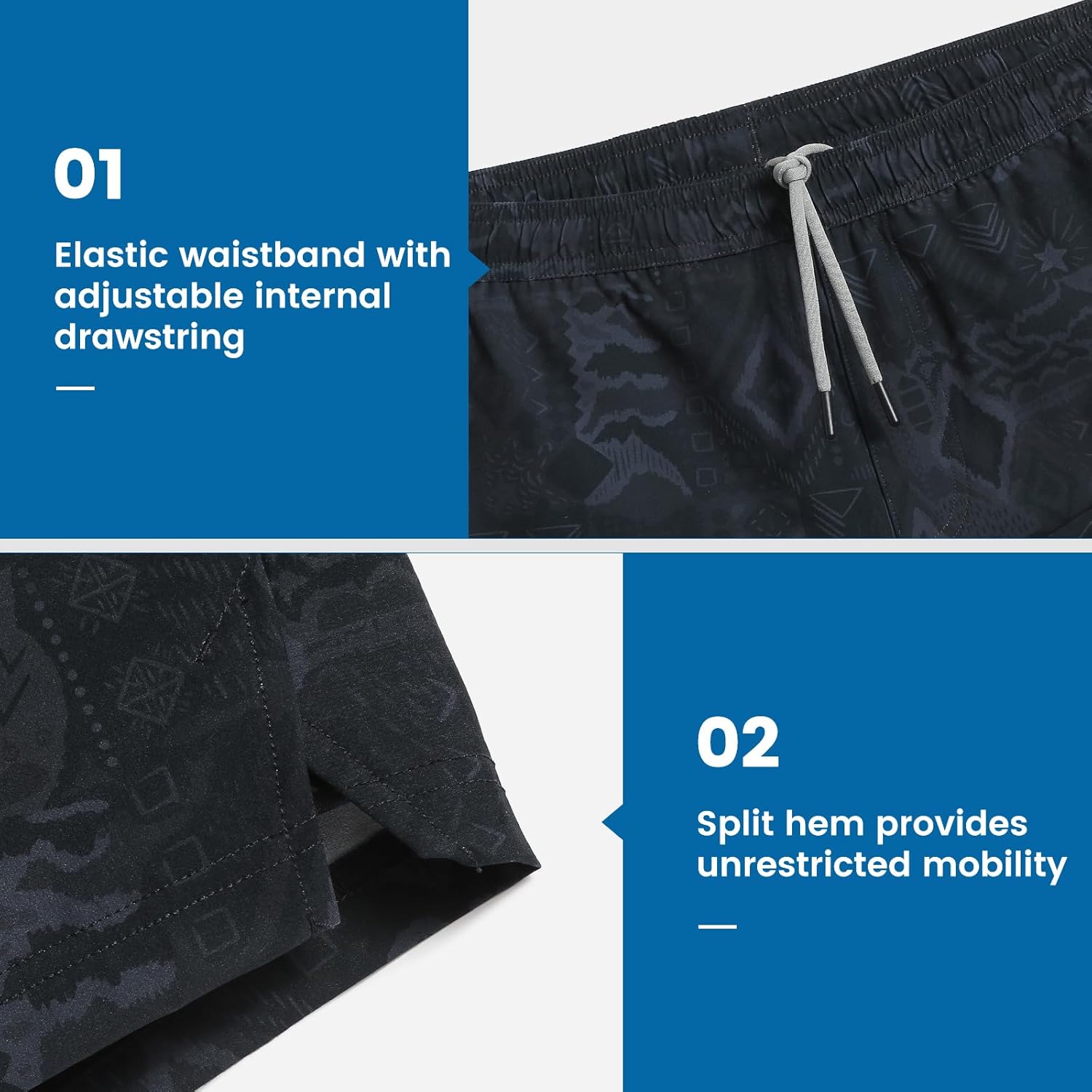 Thumbnail 3 de maamgic 7-Inch Inseam Gym Shorts for Men with Stretch Liner (2 in 1) — Quick-Dry Athletic Running Shorts