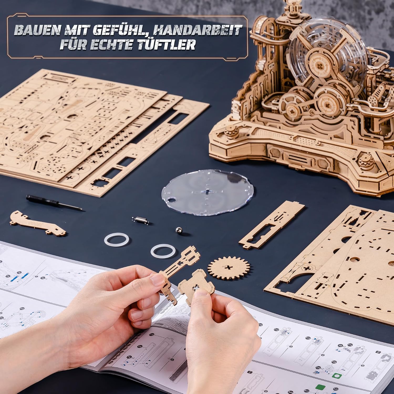 Detalle 2 de ROBOTIME EGC01 3D-Puzzle 653 Teile 🧩