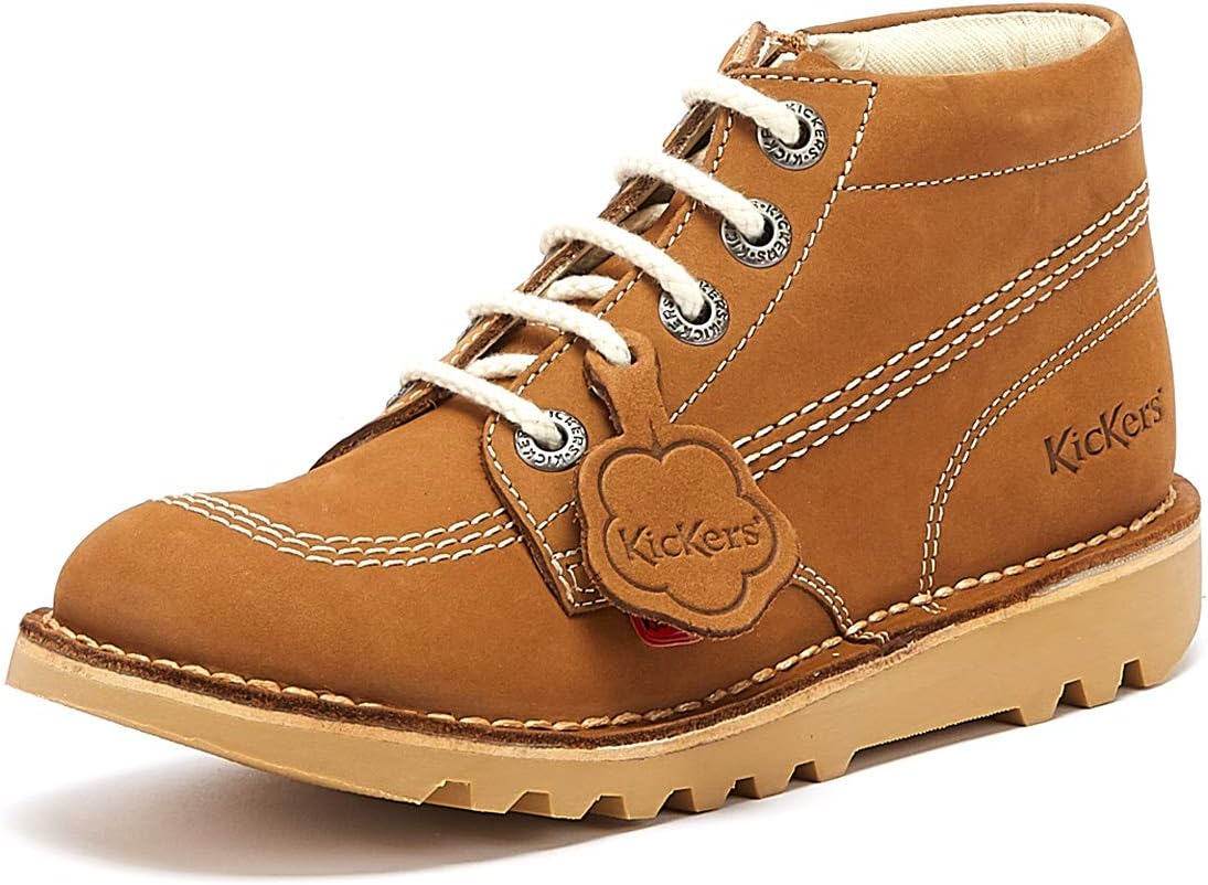 Detalle 2 de Kickers Unisex Baby Kick Hi Zip Ankle Boots – extra flexibility for easy on and off