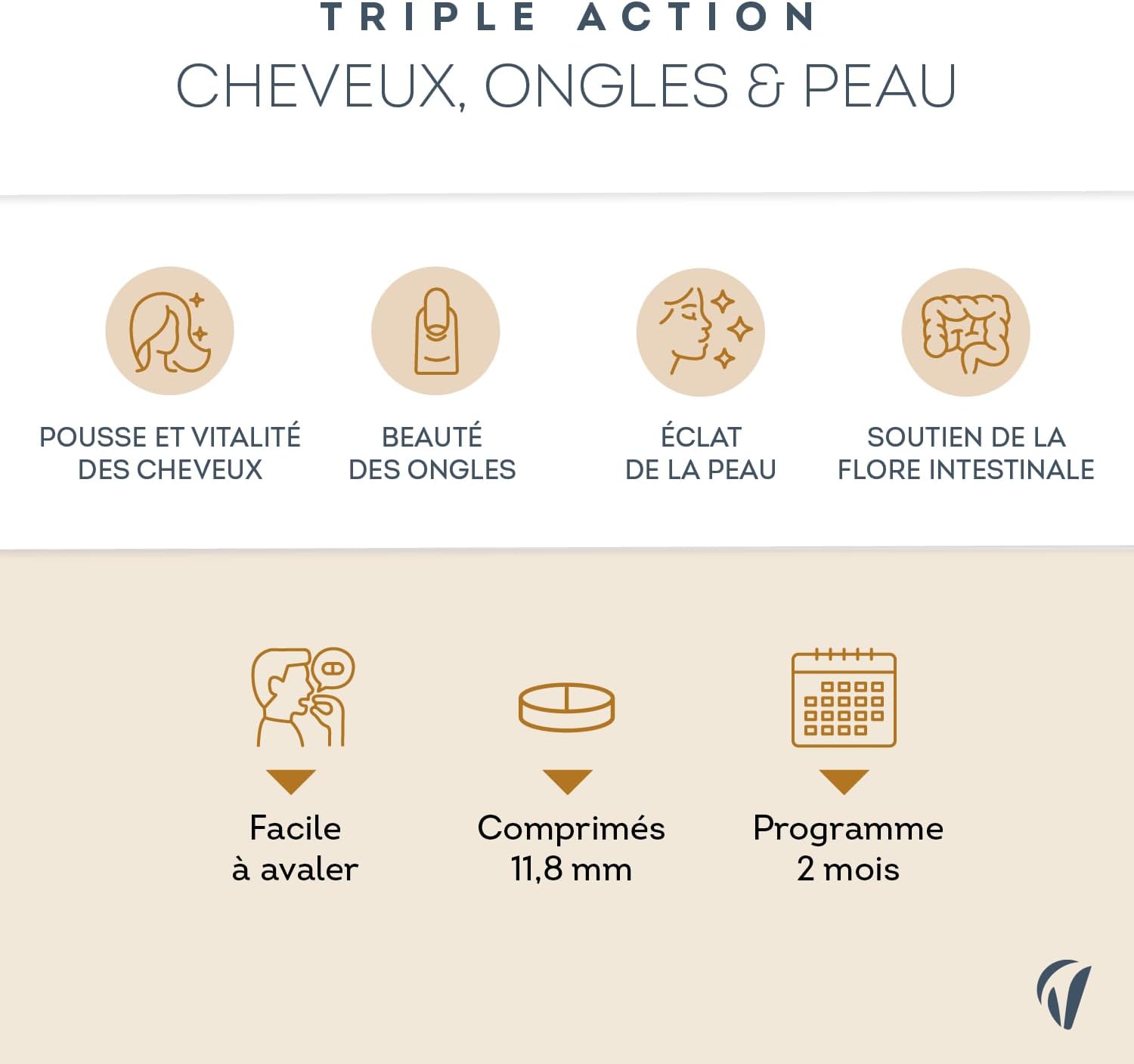 Thumbnail 2 de Levure de Bière 1100 mg – Efficacité prouvée sur les cheveux, ongles et peau – 120 gélules – Vegan – Fabriqué en France (Vitavea)