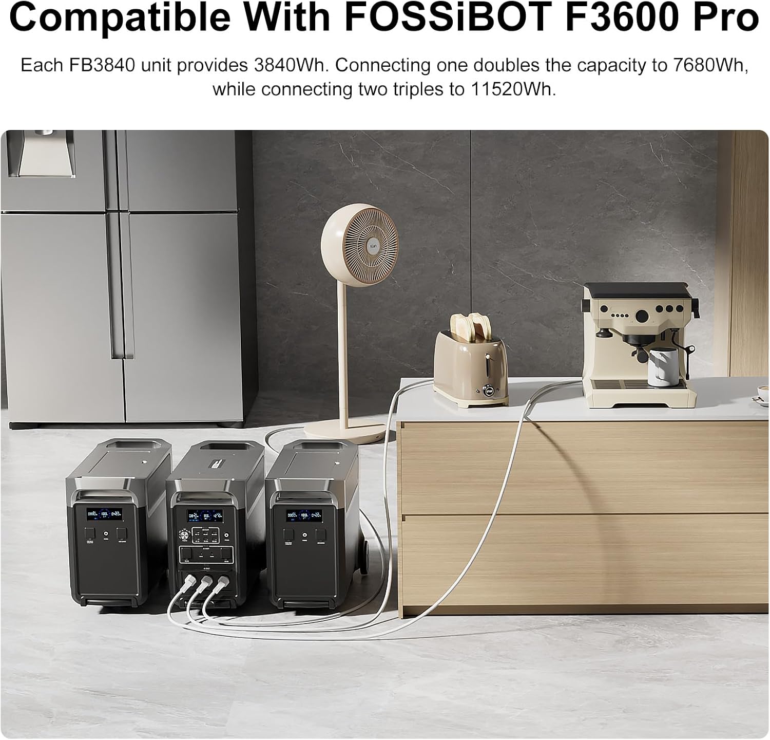 Thumbnail 6 de FOSSiBOT F3600 Pro 🌞 Estación de Energía Portátil 3840 Wh