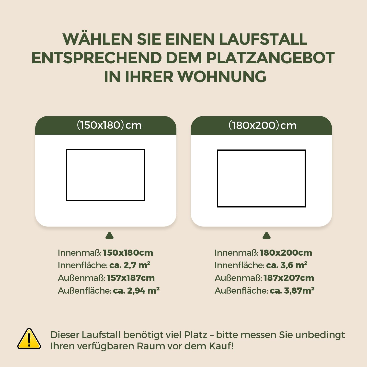 Thumbnail 3 de SOFTHOM Laufstall Baby 150x180 mit Matratze – sicherer, atmungsaktiver Spielbereich mit 360° Sicht