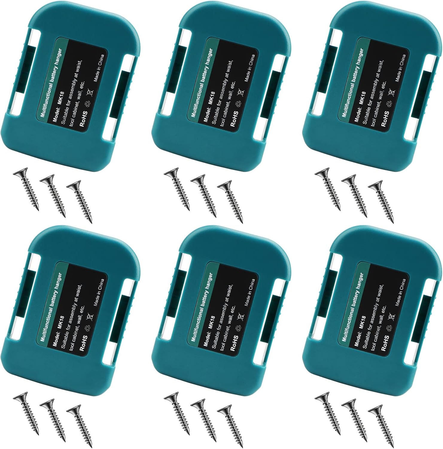 Thumbnail 5 de QUPERR Akkuhalter 6 Pack für Makita 18 V