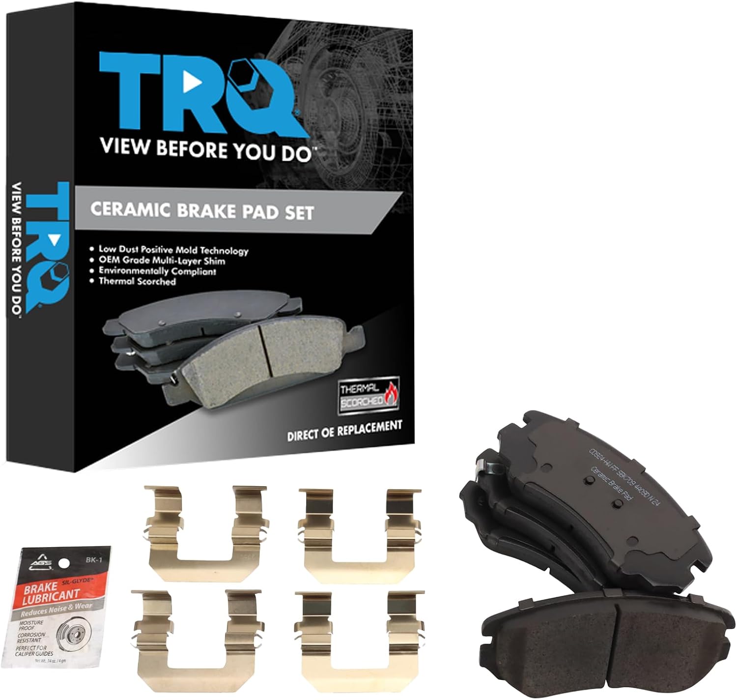 Detalle de TRQ Front Ceramic Brake Pads