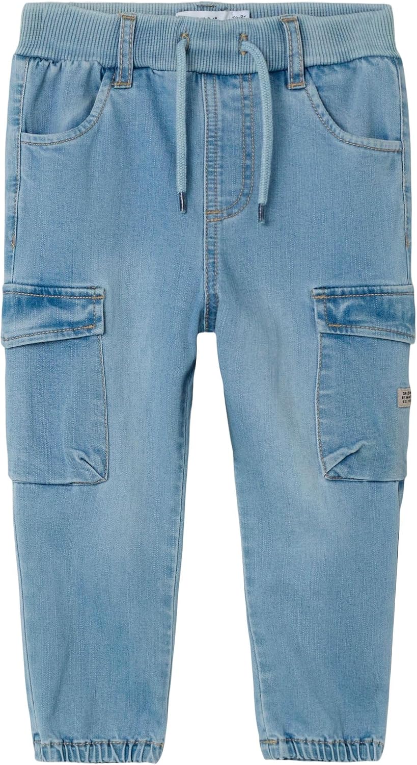 Detalle de NAME IT Nmmben Baggy R Cargo Jeans 9770-yt Noos – Pantalon cargo décontracté pour garçon
