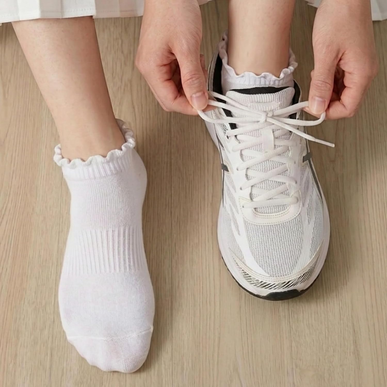 Detalle de EUFANCE Women's No-Show Socks, Cotton