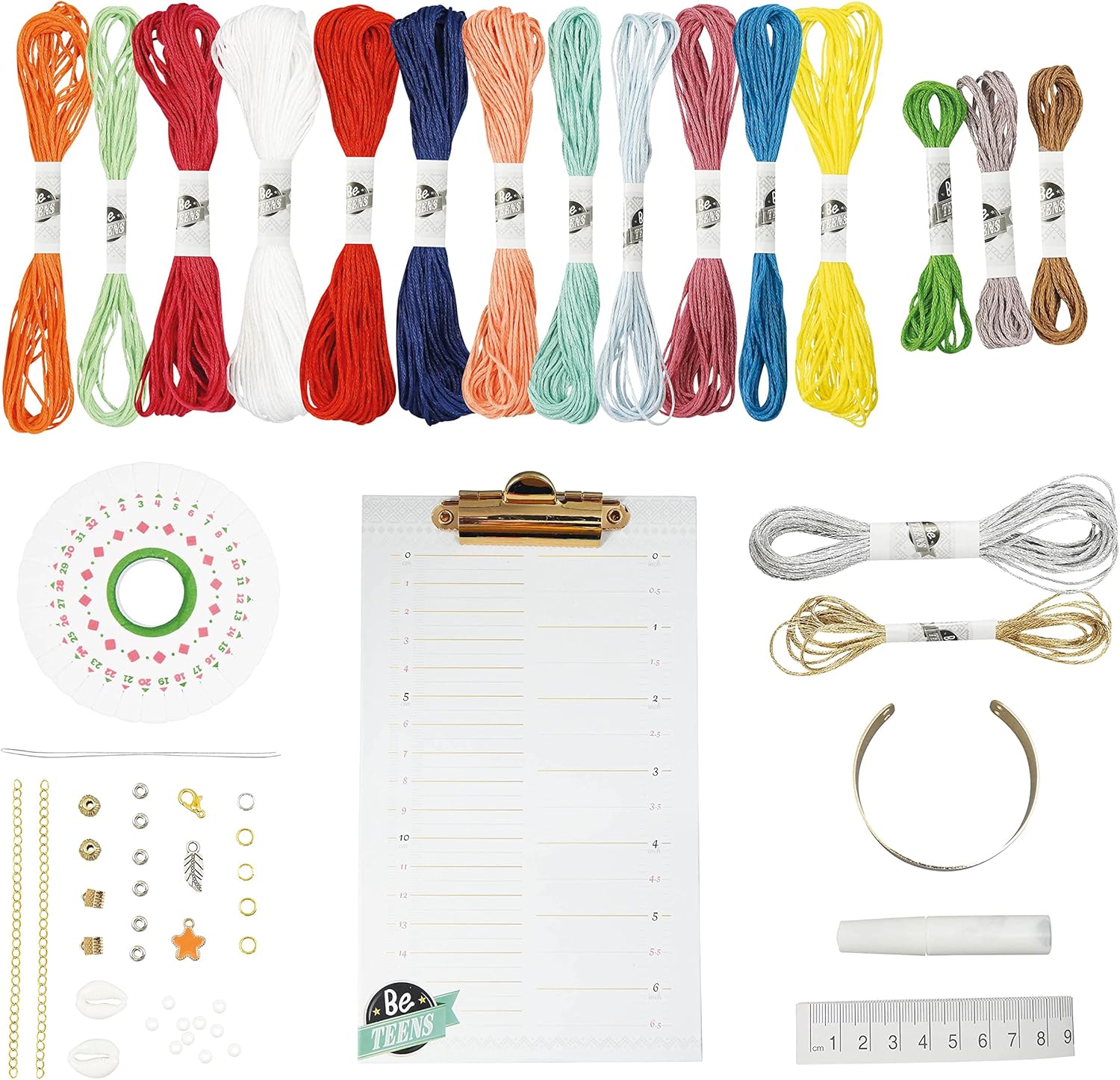 Thumbnail 2 de Buki BE402 Bracelets d'amitié deluxe – kit complet pour créer 15 bracelets