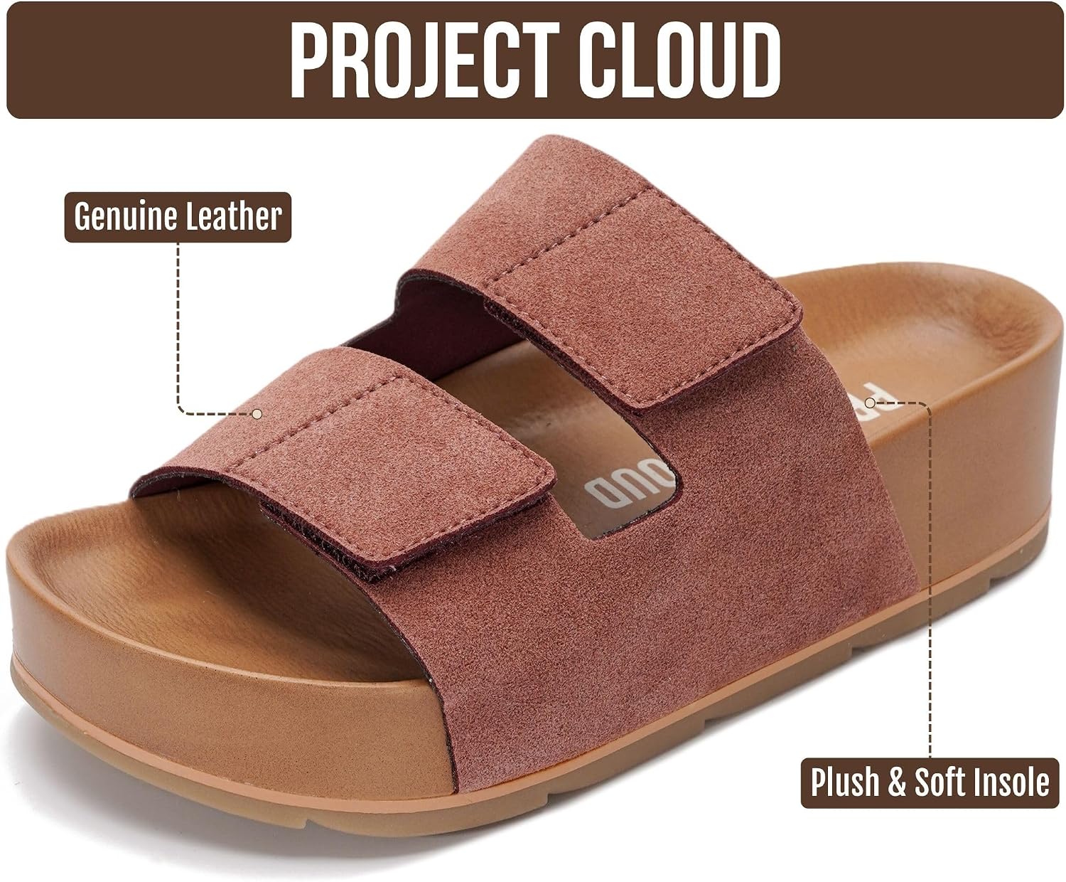 Detalle de Project Cloud wedge sandals 👡