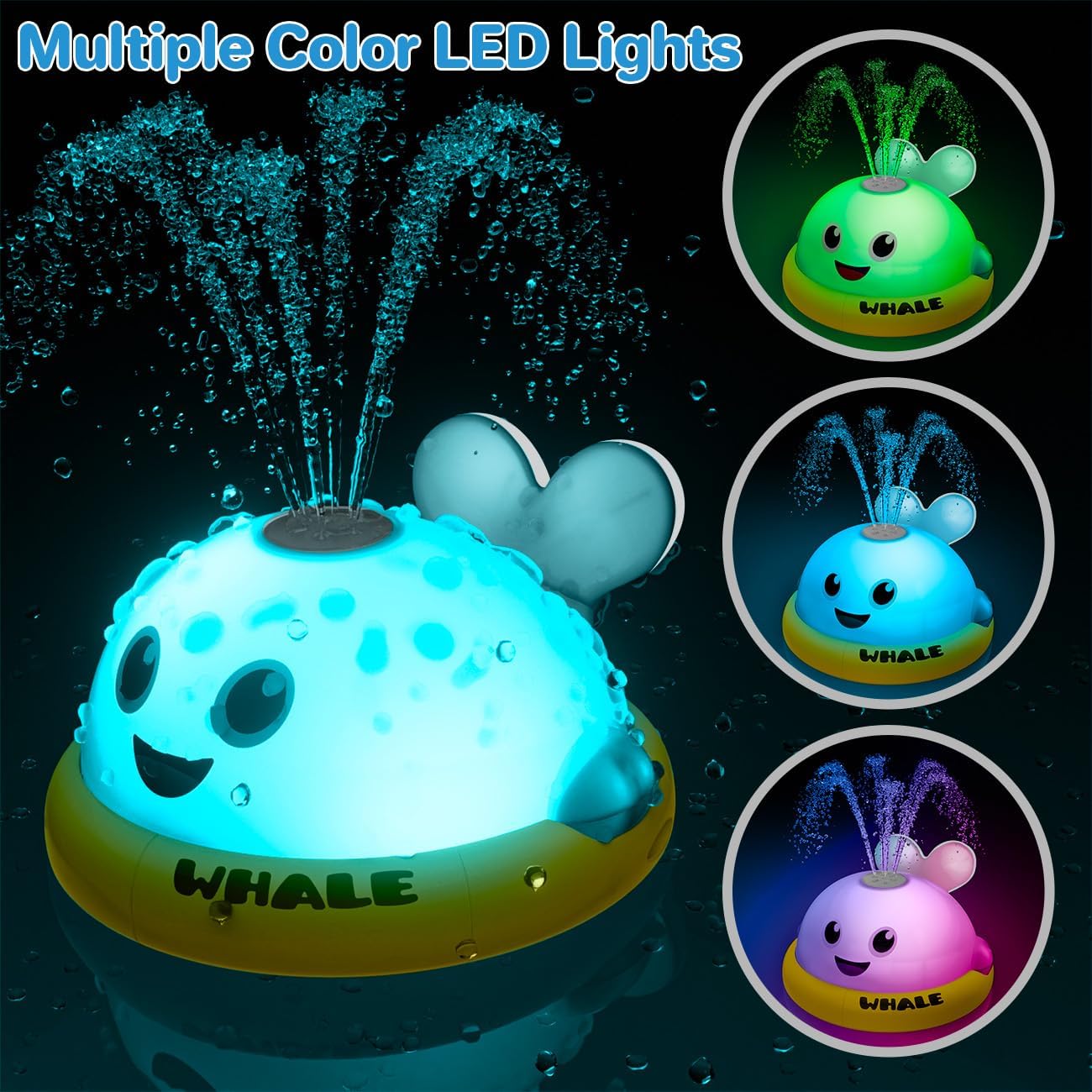 Thumbnail 2 de Baby Bath Toys Whale Sprinkler