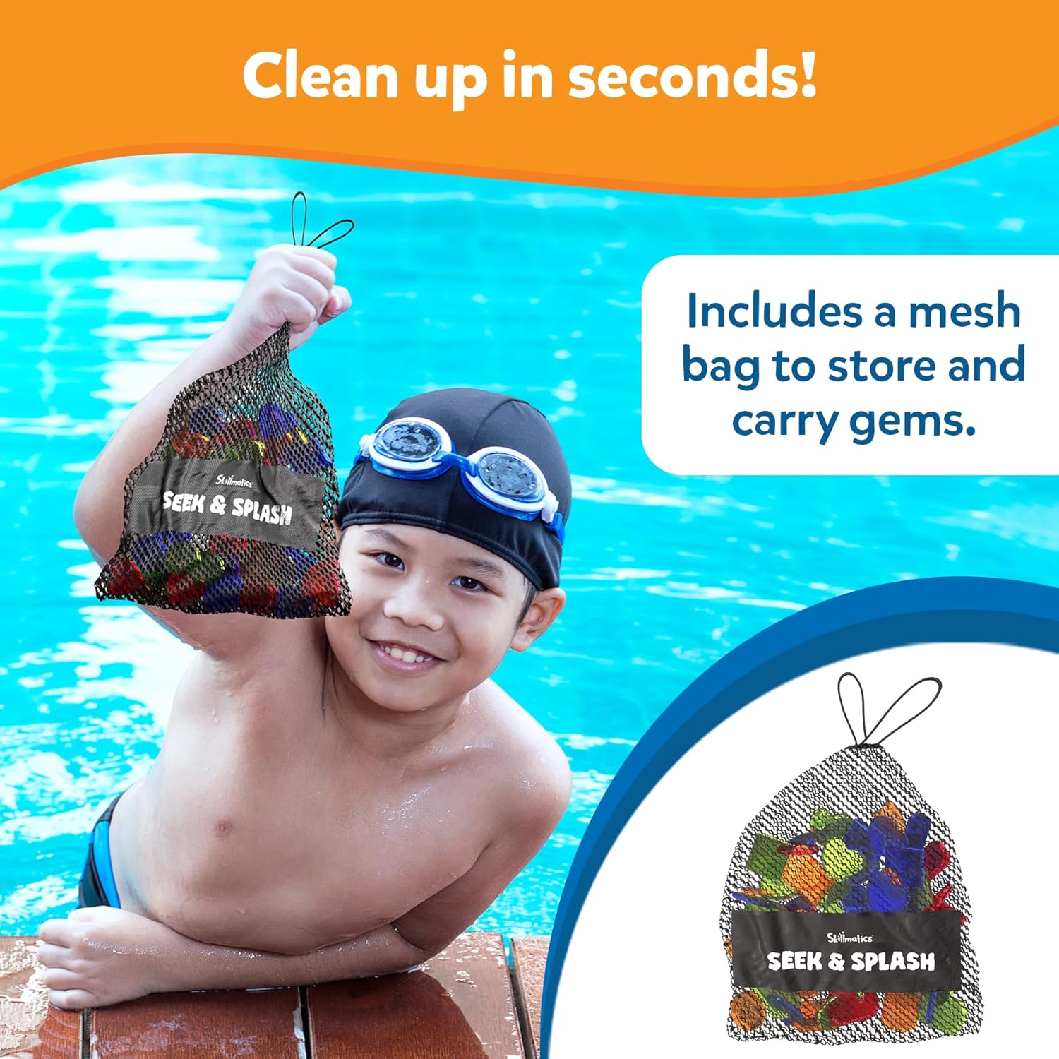 Thumbnail 6 de Skillmatics Pool Toys - Seek & Splash: An Engaging Underwater Search & Find Game