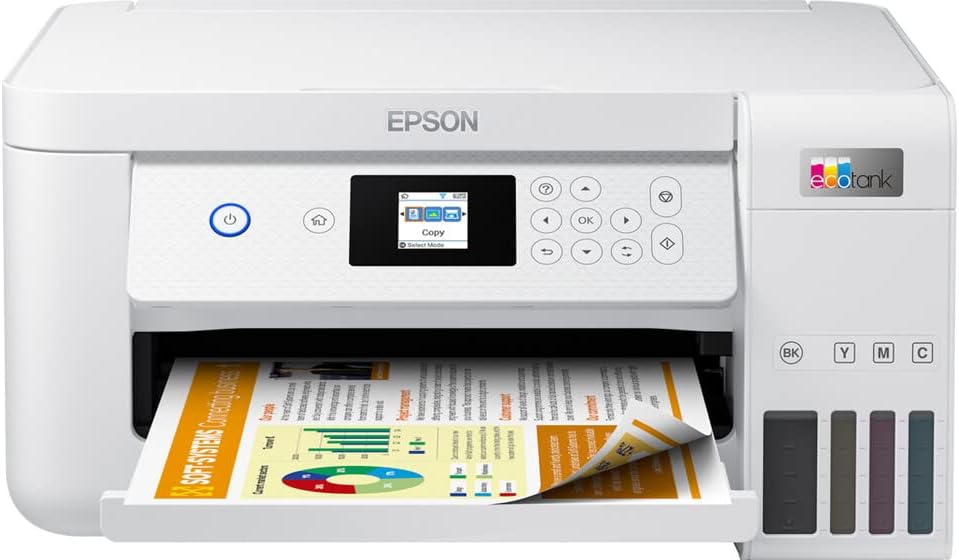 Detalle de Epson EcoTank ET-2856, A4, Wi-Fi, 3 Jahre Tinte đš
