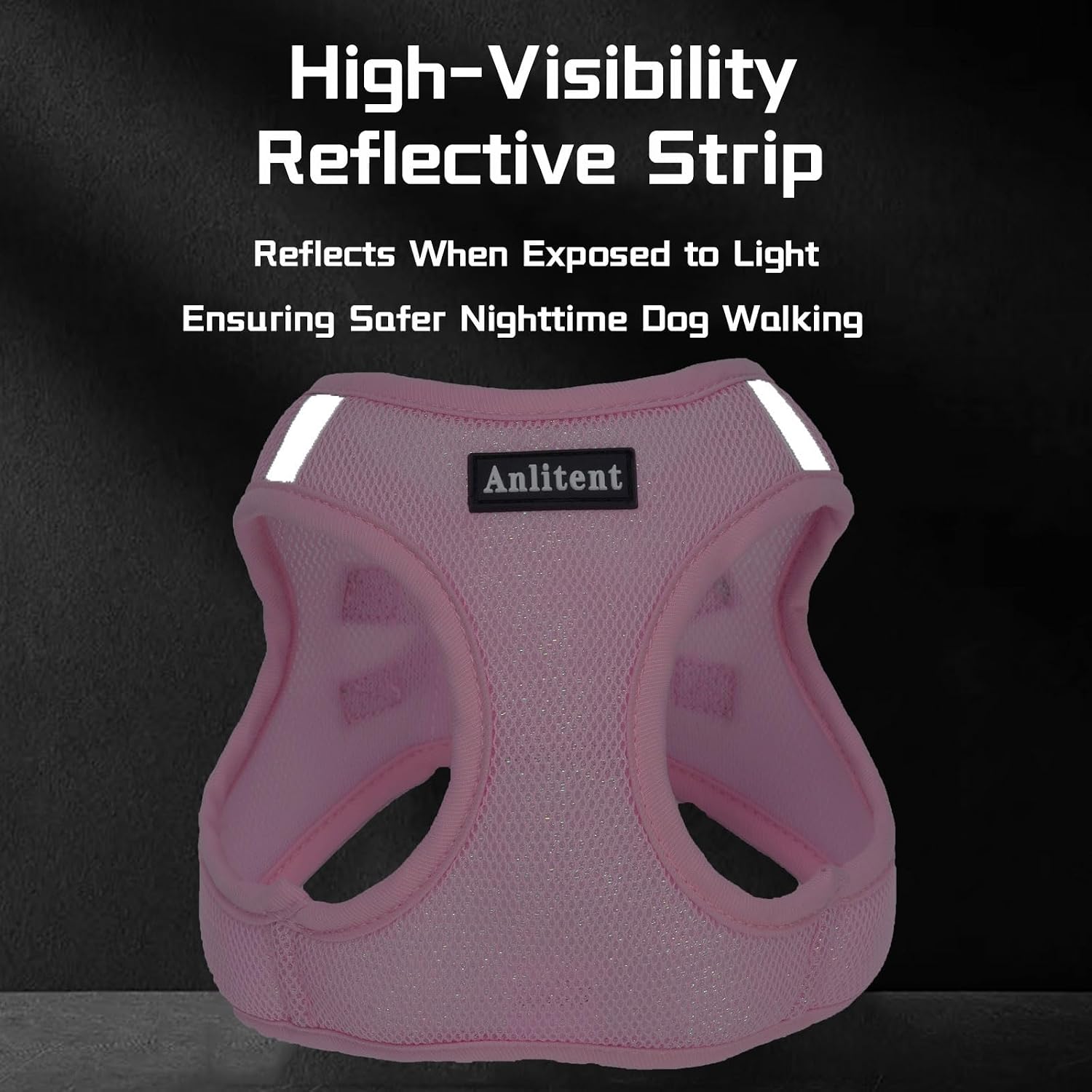 Detalle de Anlitent No Pull Dog Harness M, breathable mesh