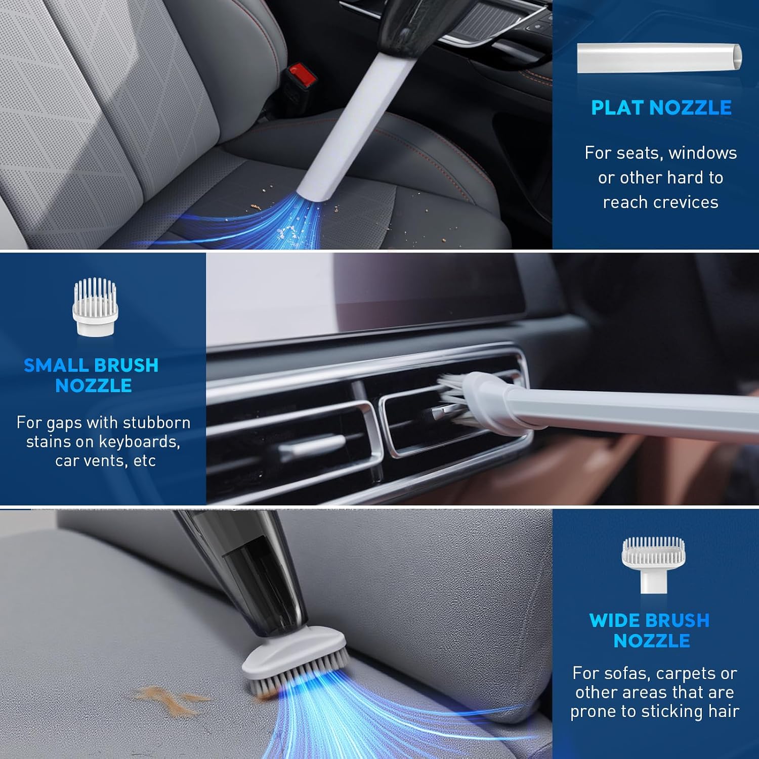 Thumbnail 6 de zozovius Handheld Vacuum Cleaner 22000PA