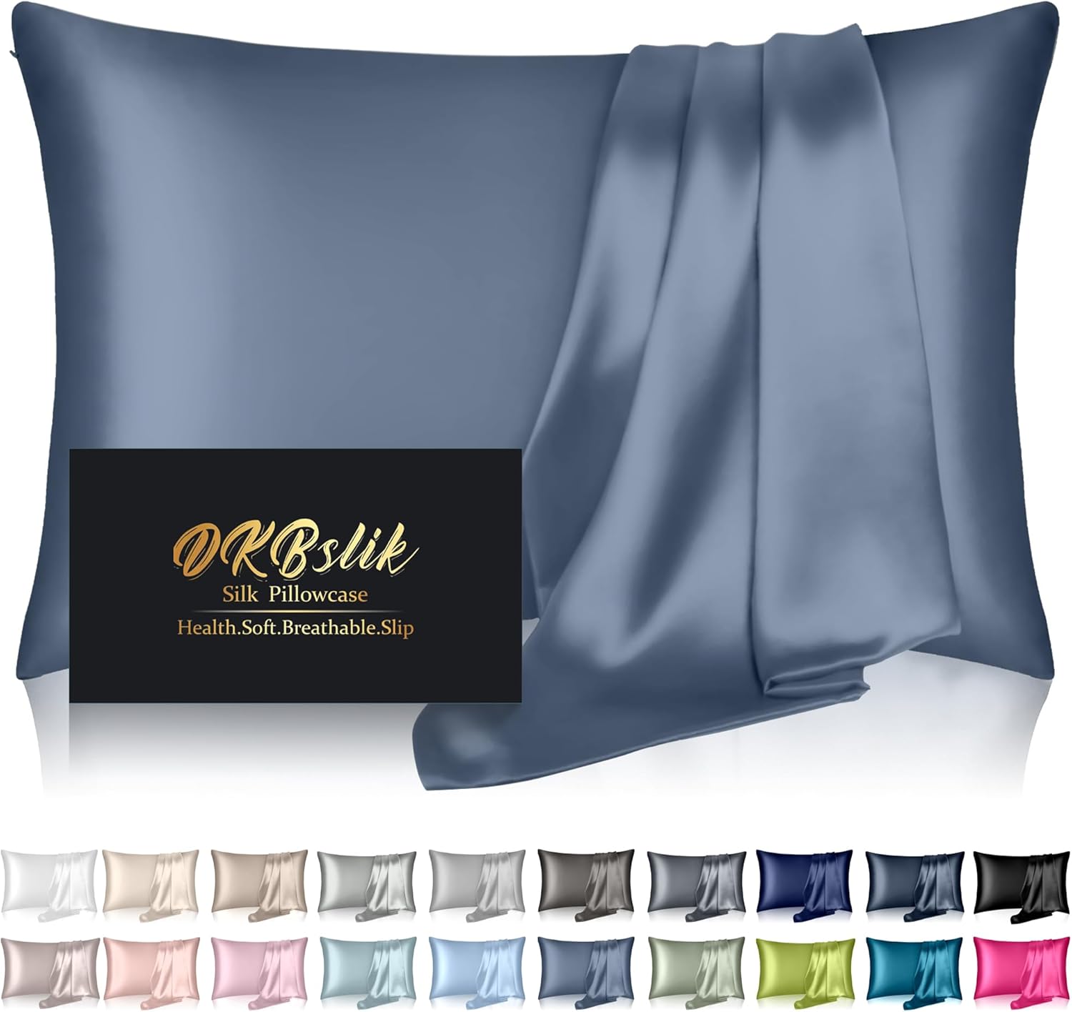 Detalle de Mulberry Silk Pillowcase Standard Size