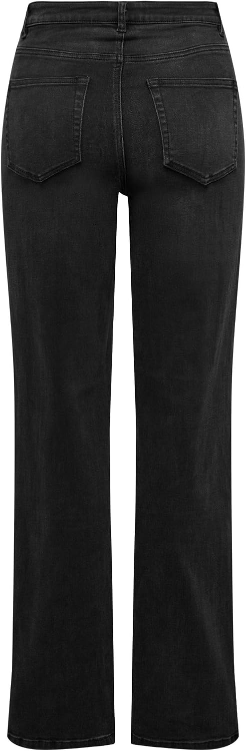 Detalle de ONLY Female Jeans mit weitem Bein ONLJUICY-WAUW in High-Waist-Passform