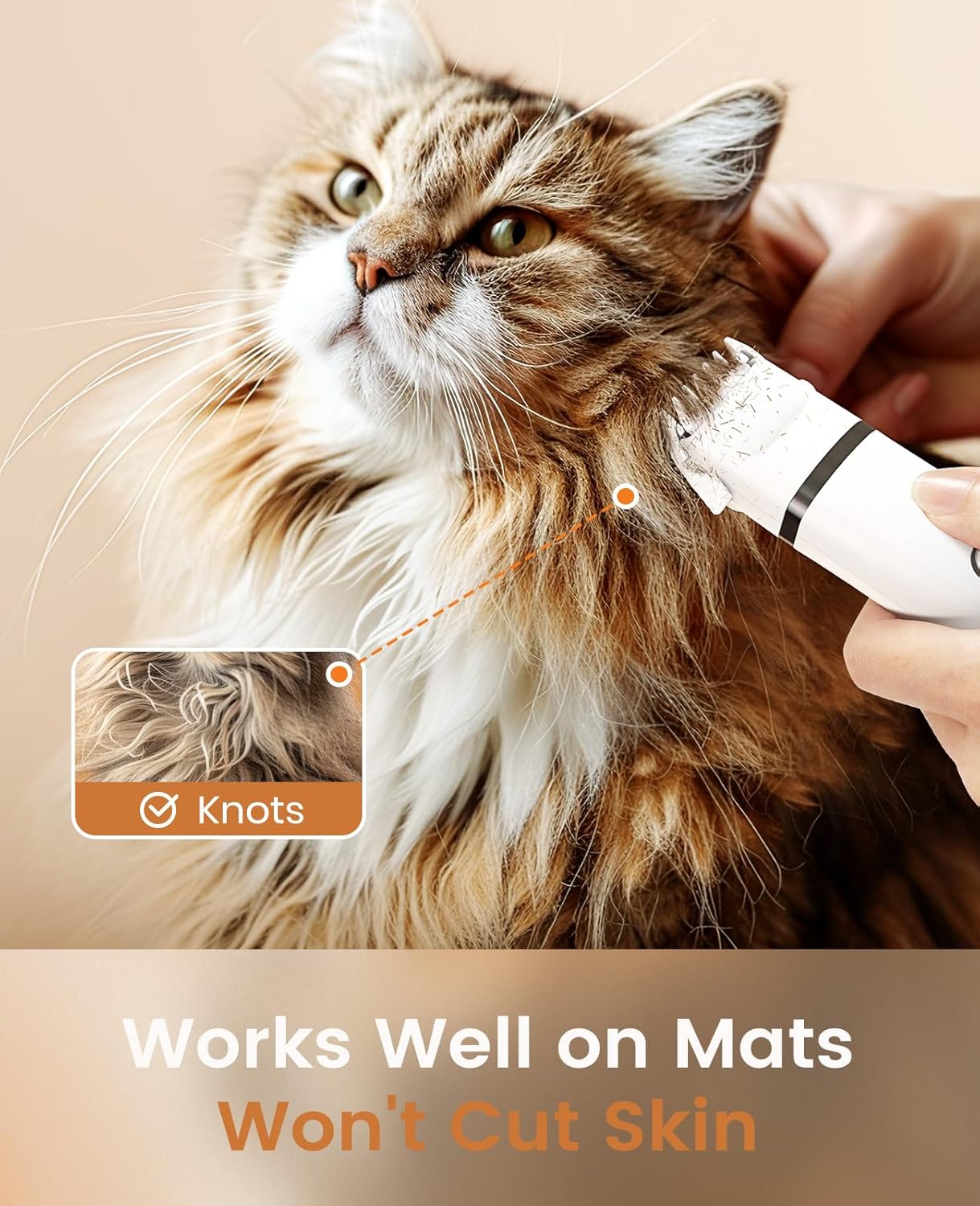 Detalle 1 de oneisall N12 3‑in‑1 pet trimmer 2‑speed