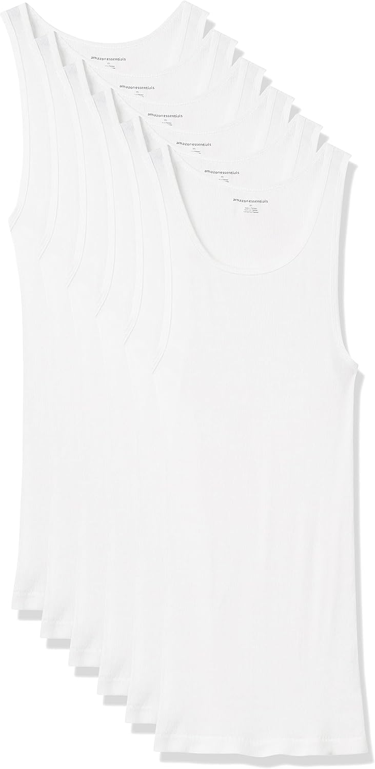 Thumbnail 5 de Amazon Essentials Men’s Lightweight Tank Undershirts (Pack of 6) – Slim Fit