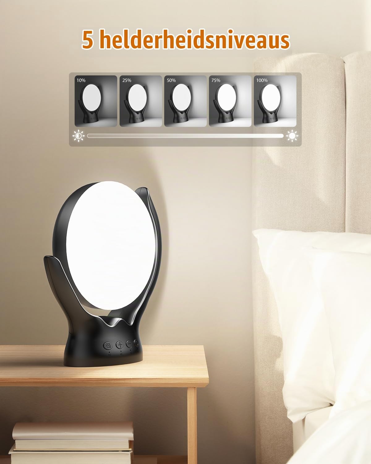 Thumbnail 2 de Wopigh GLD-1004 daglichtlamp, 10.000 lux, UV-vrij en instelbaar