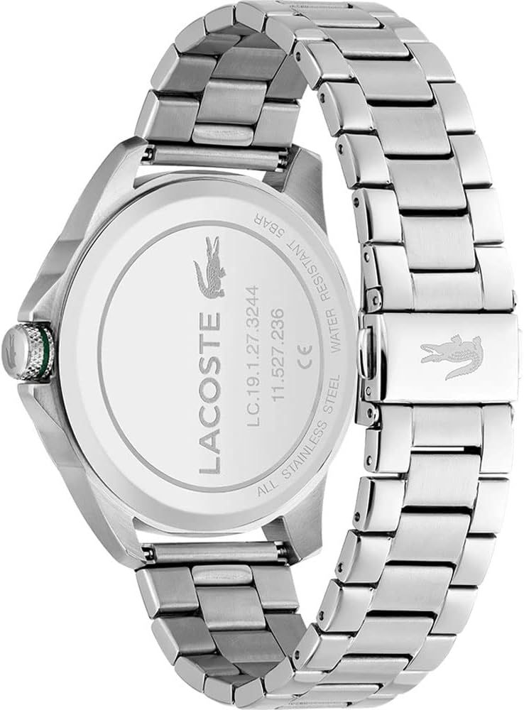Thumbnail 2 de Lacoste Montre Analogique à Quartz pour Homme – Collection Le Croc, bracelet acier argenté (2011131)