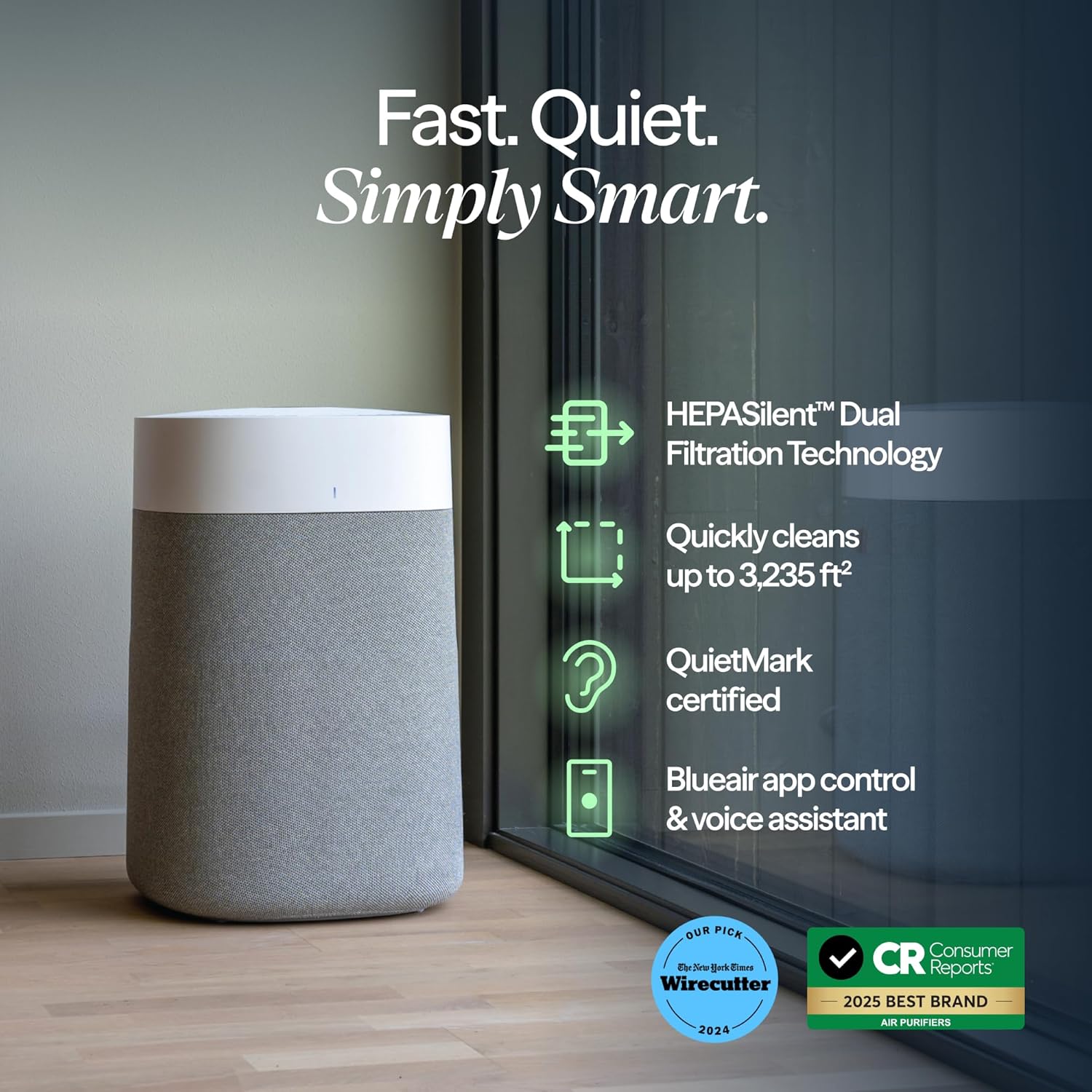 Thumbnail 1 de Blueair Blue Pure 211i Max air purifier 3,048 sqft