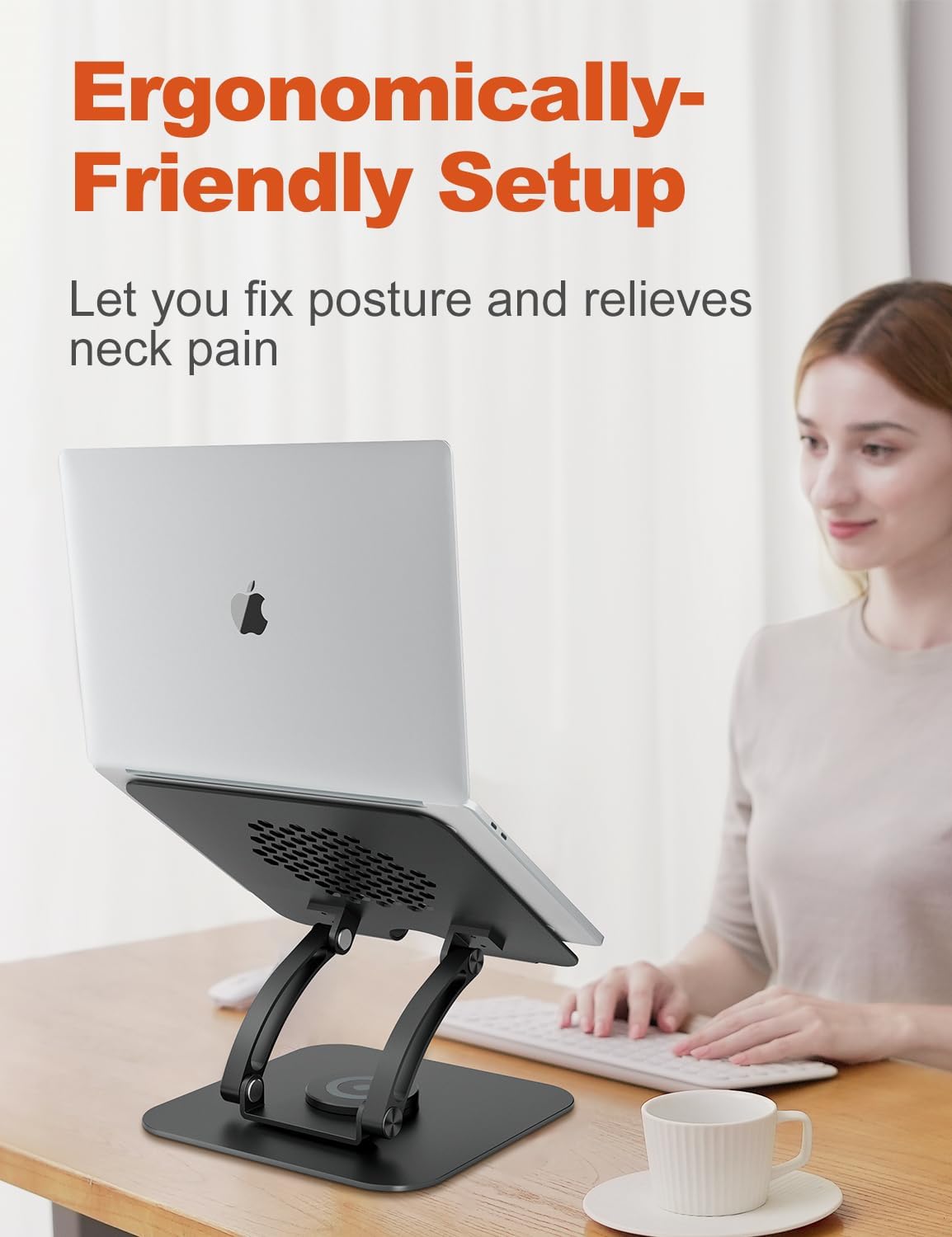 Detalle de tounee Adjustable Laptop Stand 360° Rotating