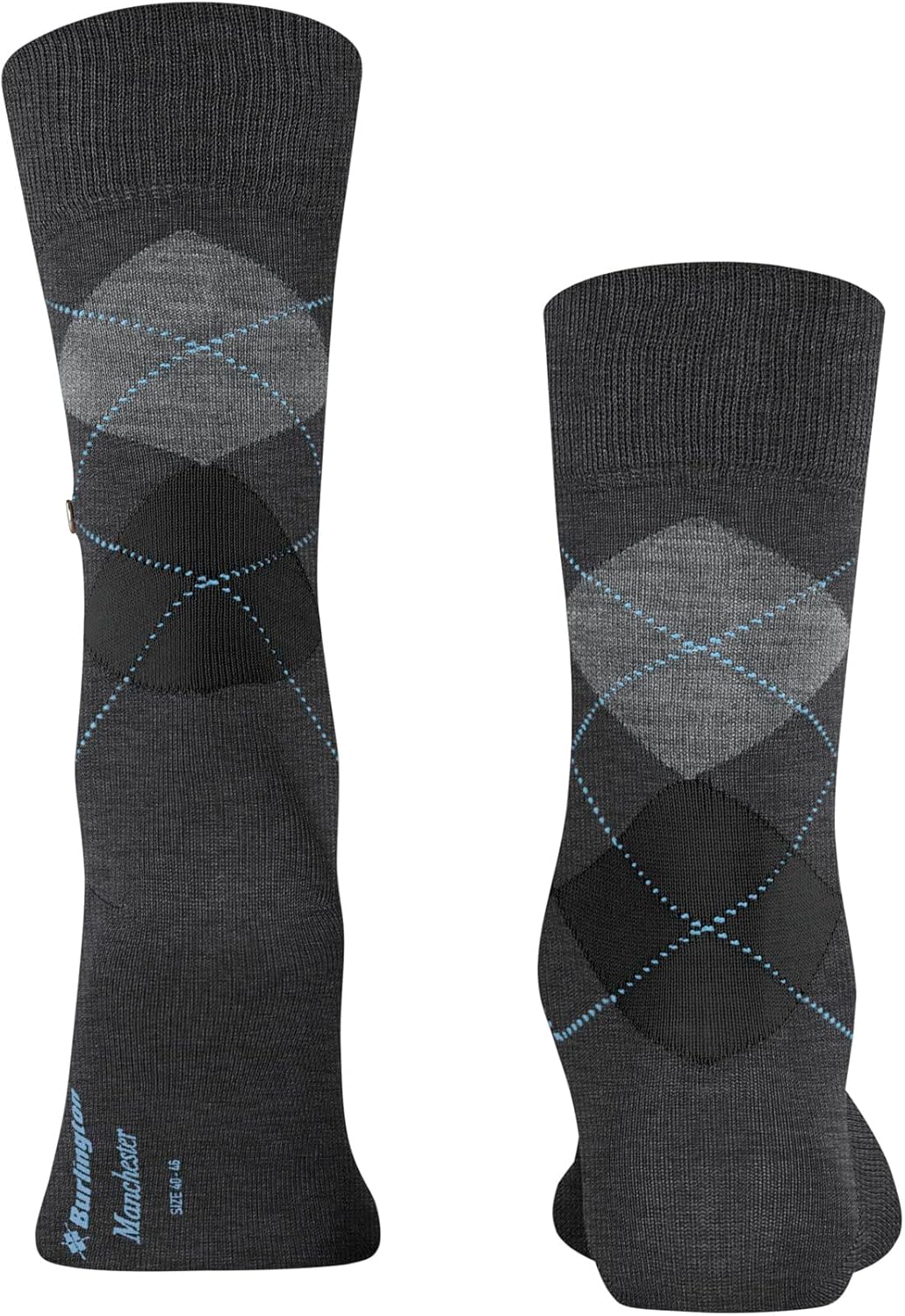 Thumbnail 1 de Burlington homme Manchester chaussettes respirantes durables en coton biologique (lot : 1 paire) motif fantaisie