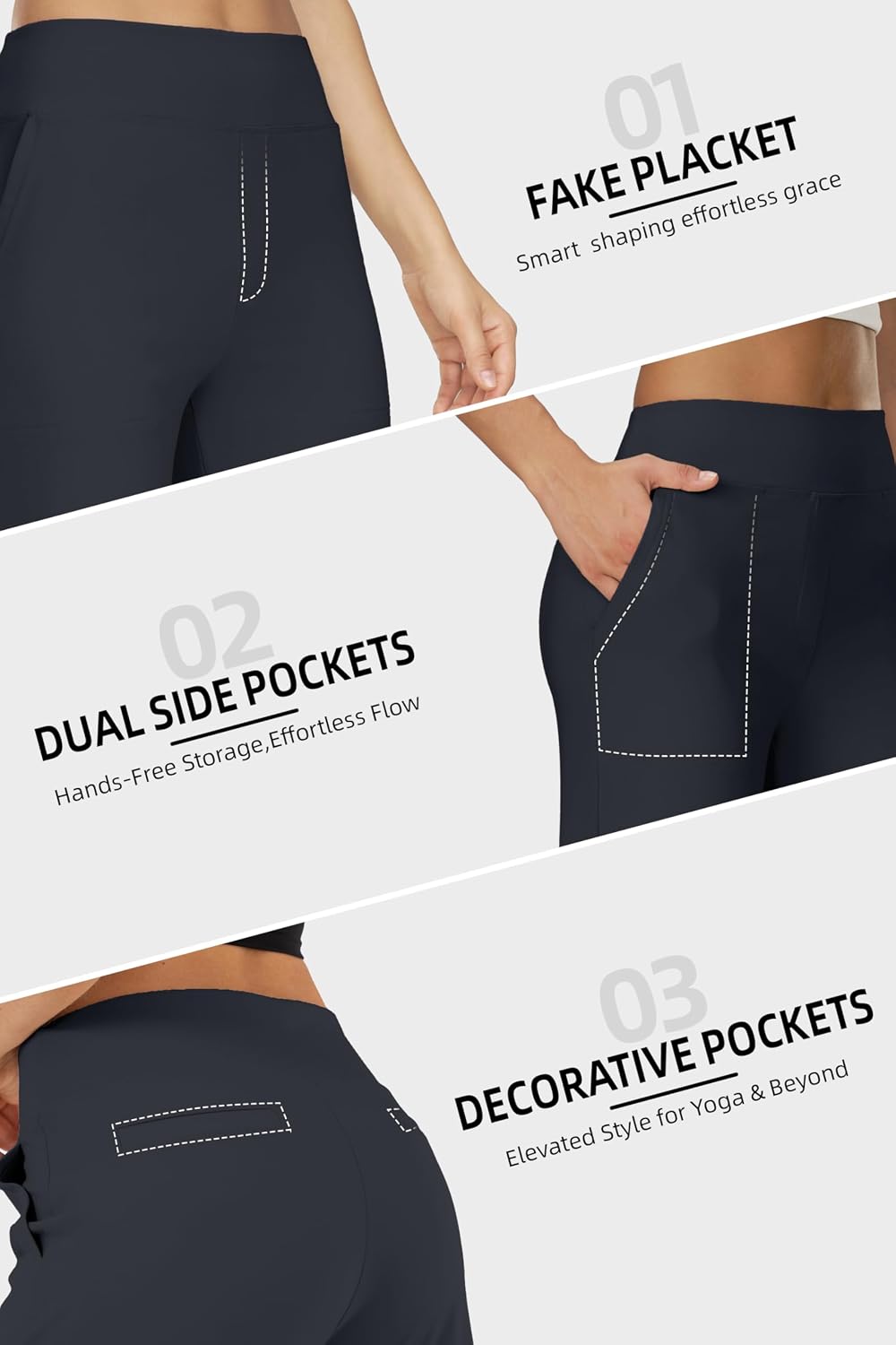 Detalle 1 de USAUPUP Women's Wide-Leg Yoga Pants