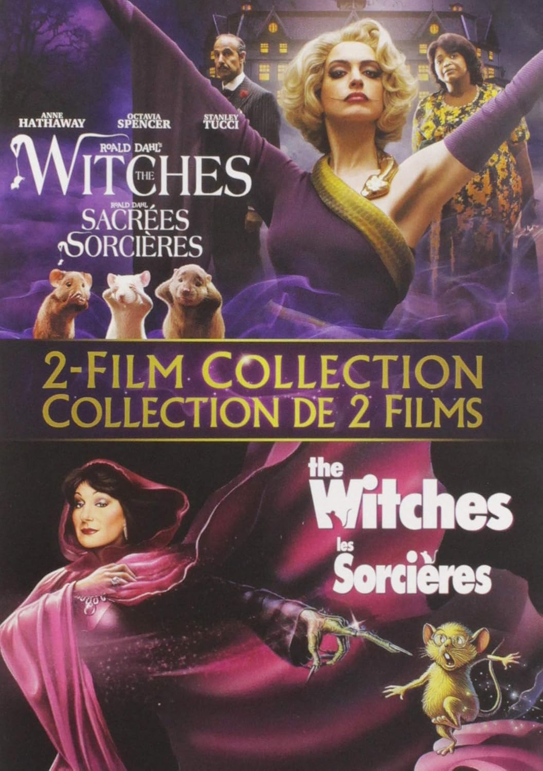 Detalle de The Witches (1990) & The Witches (2020) 2-Film DVD Bundle