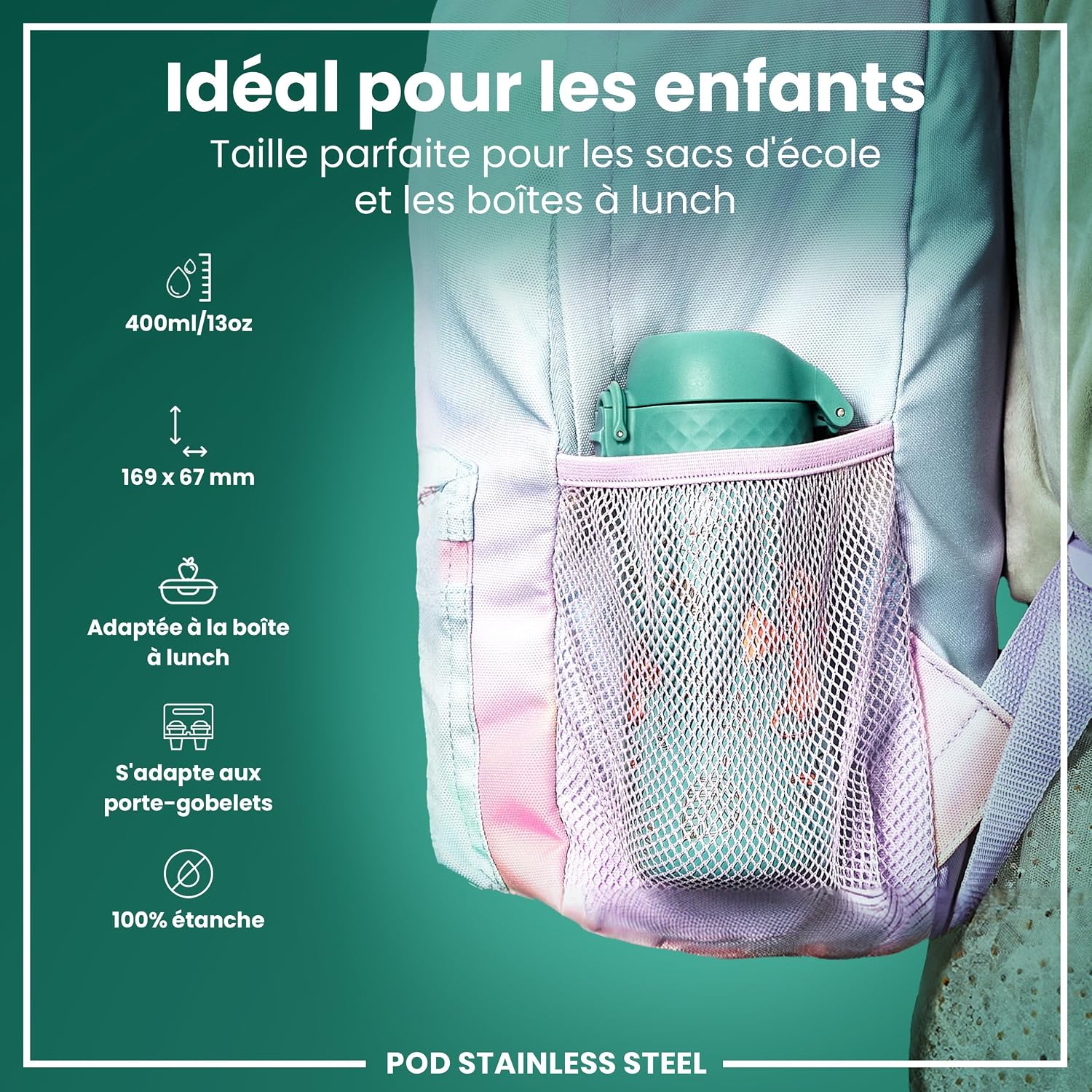 Thumbnail 1 de Ion8 Gourde Enfant 400ml 🚰