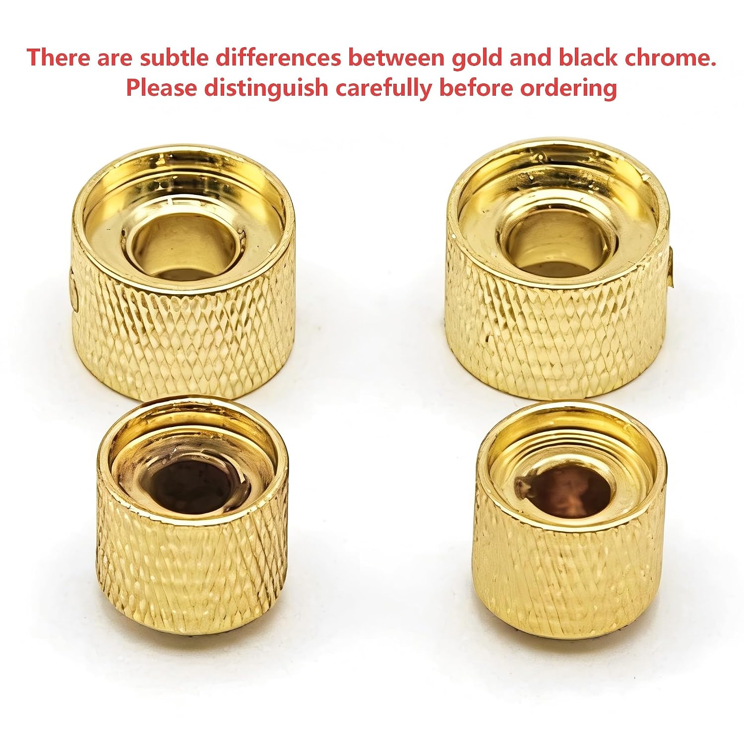 Detalle 2 de Dual Concentric Guitar and Bass Knobs, 6mm/8mm Metric
