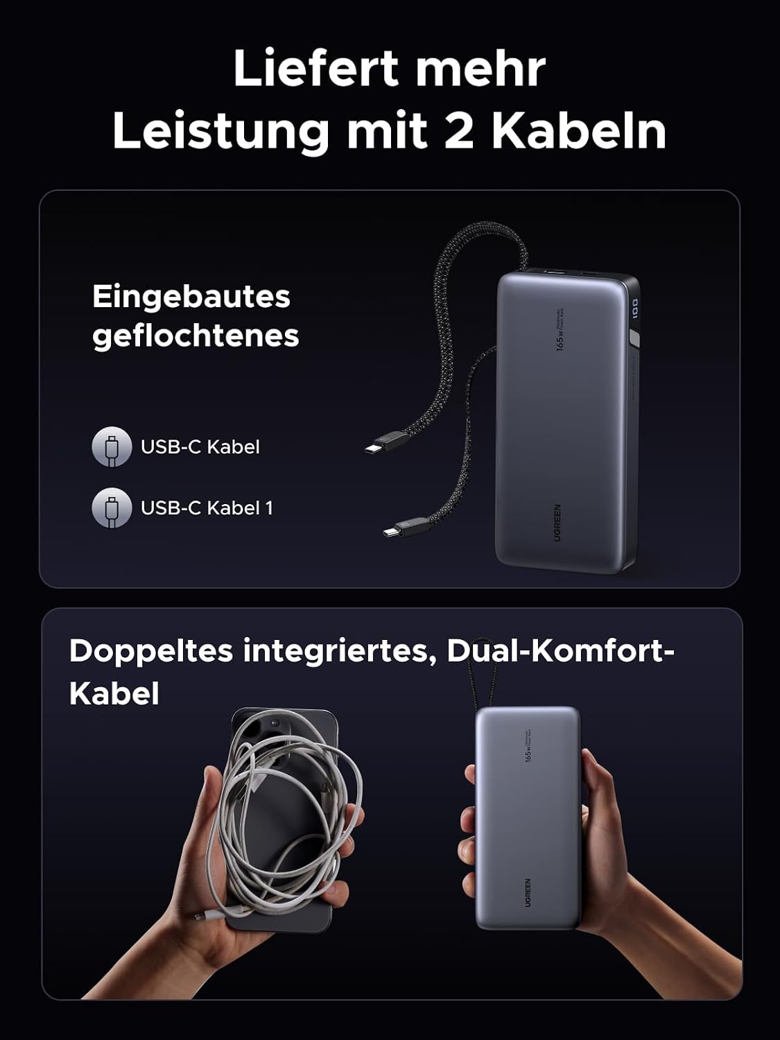 Thumbnail 1 de UGREEN Nexode Power Bank 25000mAh