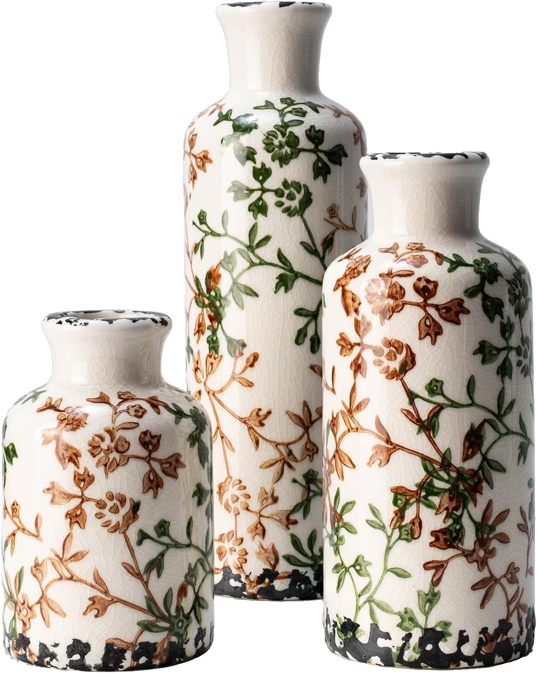 Ceramic Flower Vase Set of 3