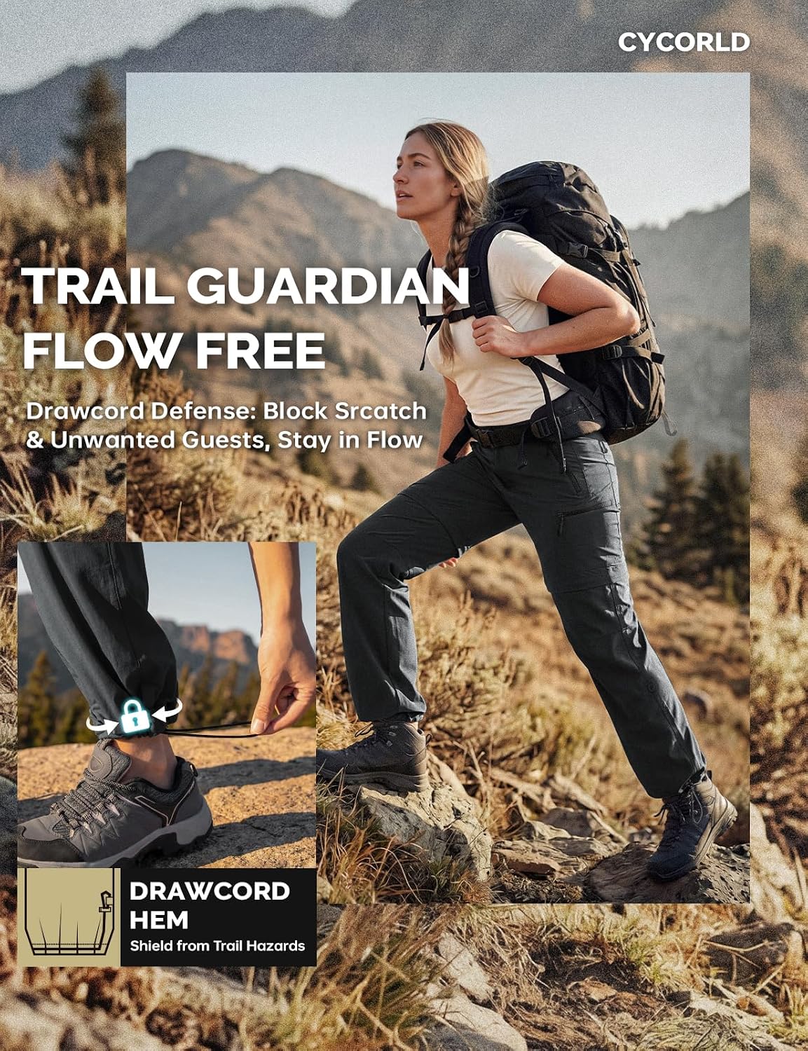 Thumbnail 4 de Cycorld Convertible Hiking Pants 5-Pocket
