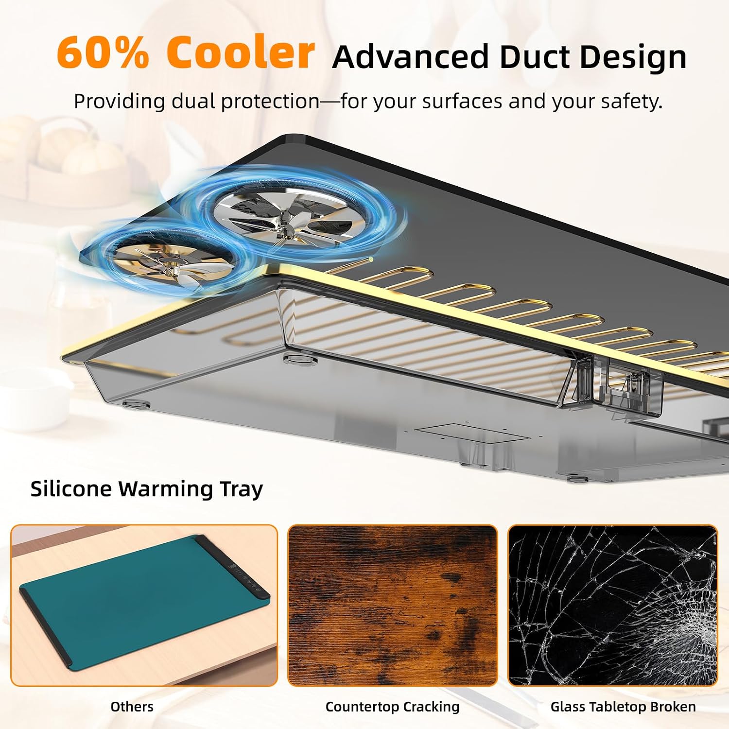 Thumbnail 6 de Electric Warming Tray, 33 x 15 Inch