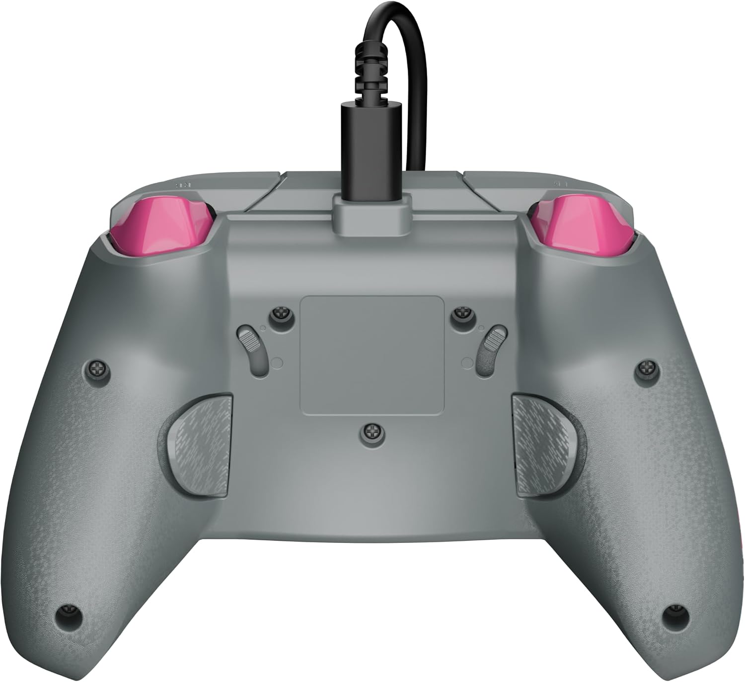 Detalle de Turtle Beach Rematch Advanced Cherry Blossom — Manette filaire sous licence Xbox avec éclairage phosphorescent et contrôle via Control Hub