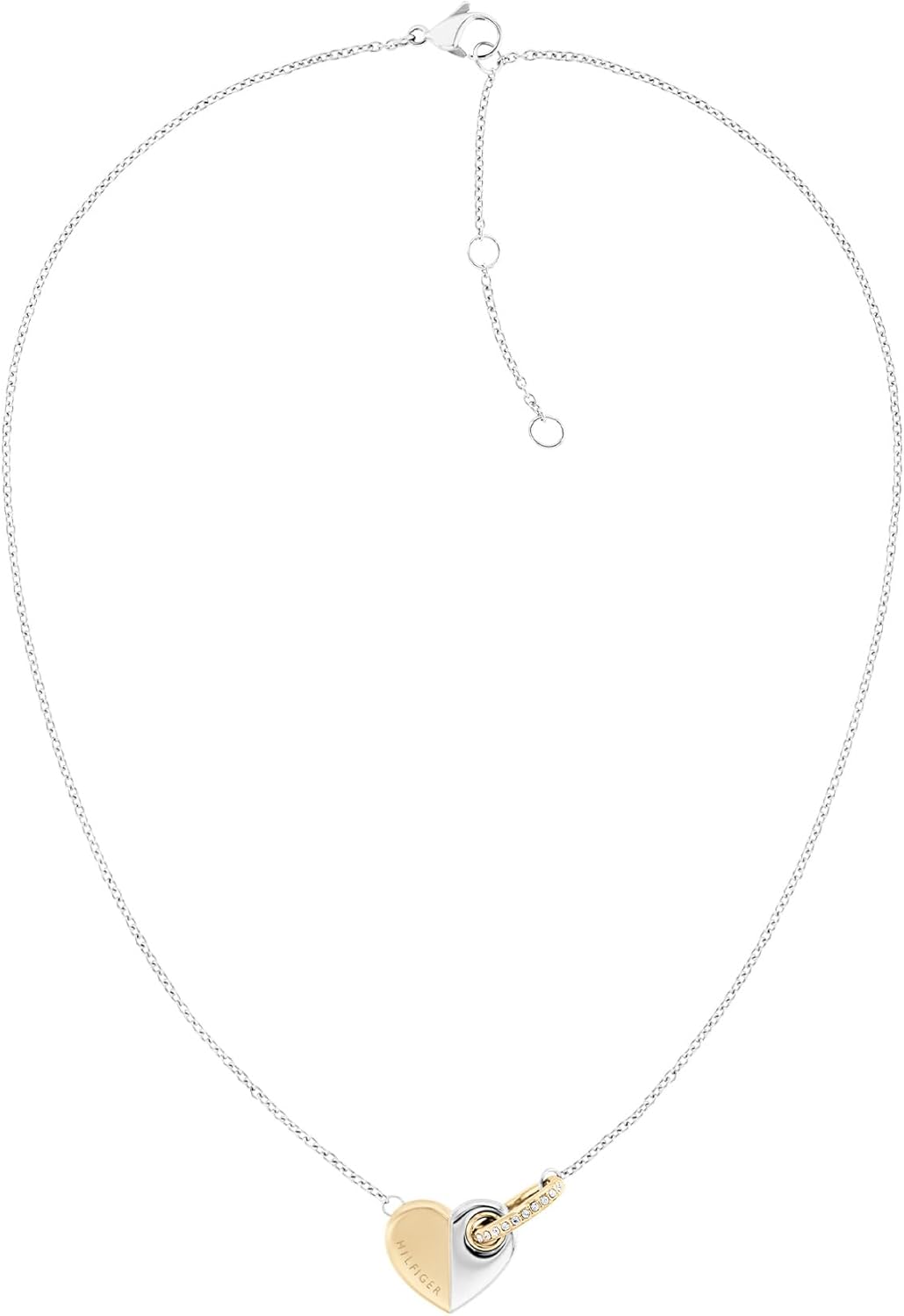 Thumbnail 5 de Tommy Hilfiger Jewelry Herz-Charm Halskette oder Armband aus Bicolor-Edelstahl (Damen)